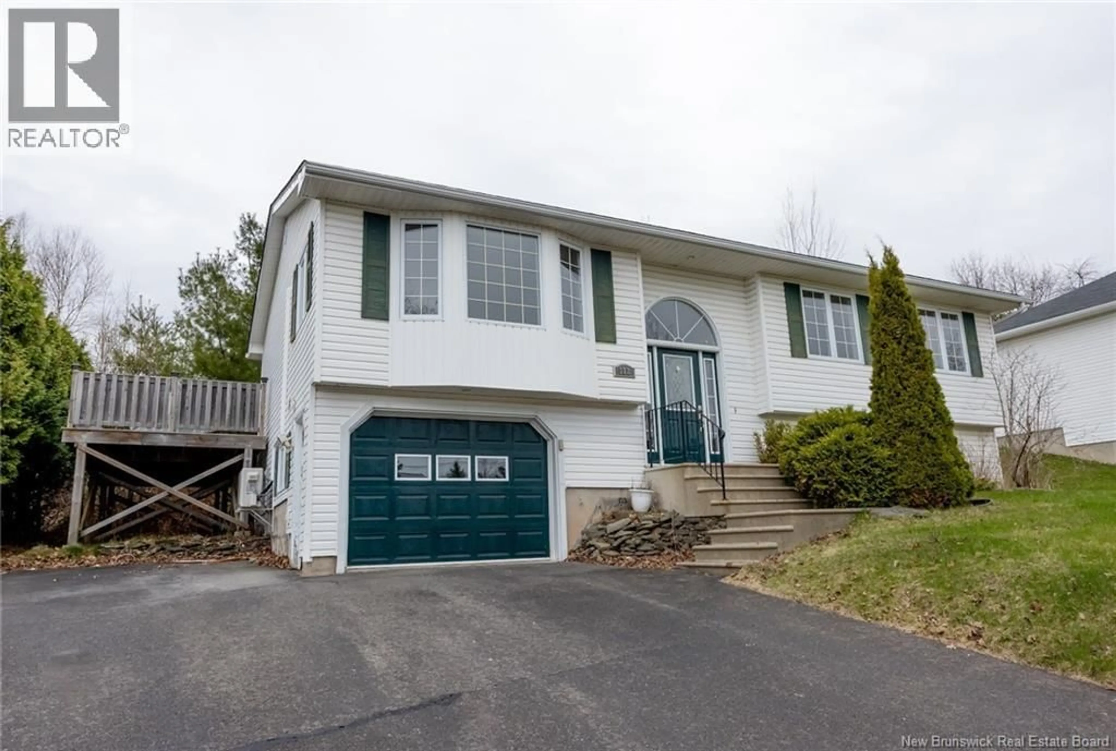 Home with vinyl exterior material, street for 372 KIMBLE DRIVE, Fredericton New Brunswick E3B6Y5