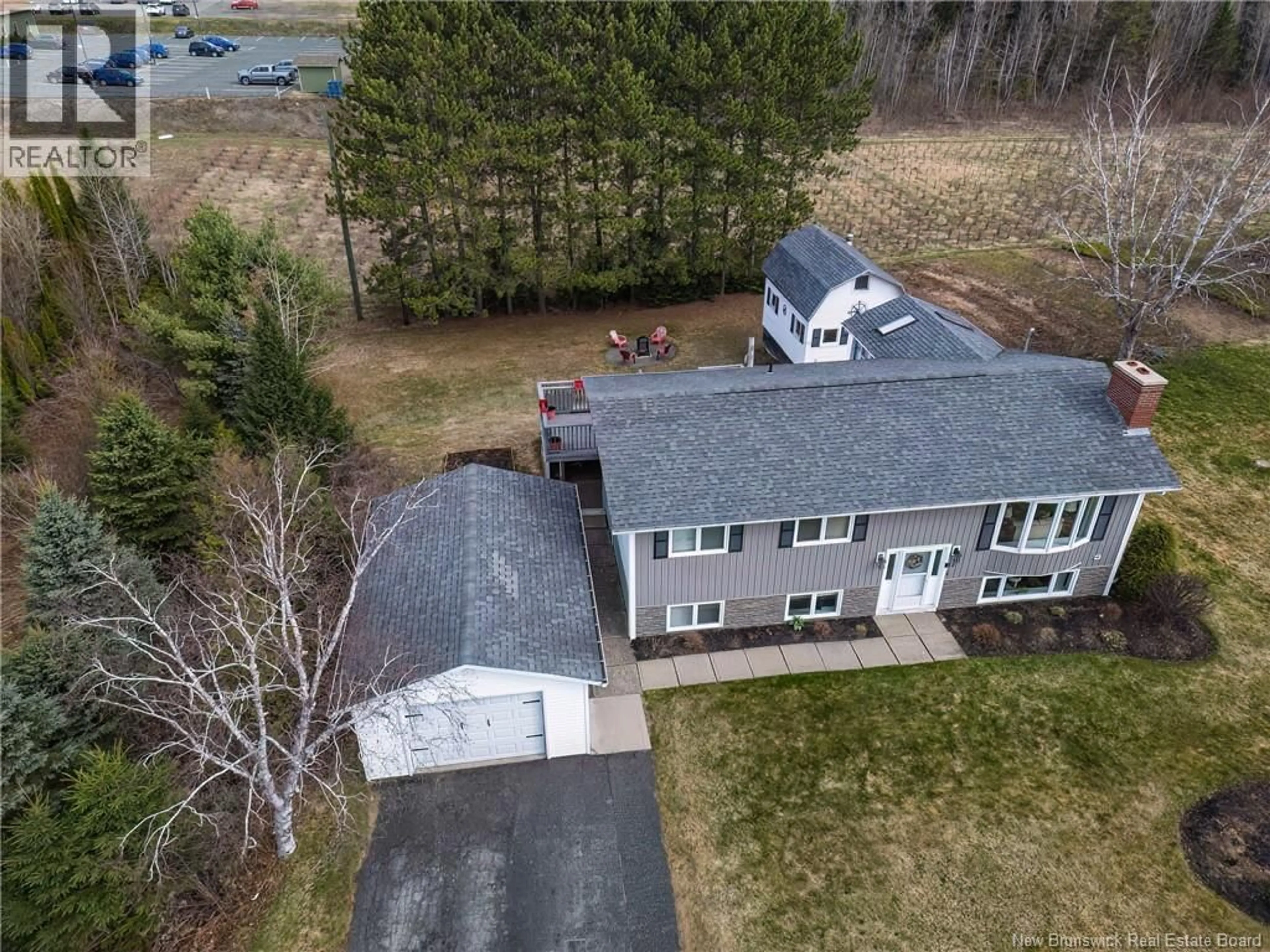 A pic from outside/outdoor area/front of a property/back of a property/a pic from drone, building for 92 HILLCREST DRIVE, Perth-Andover New Brunswick E7H2H2