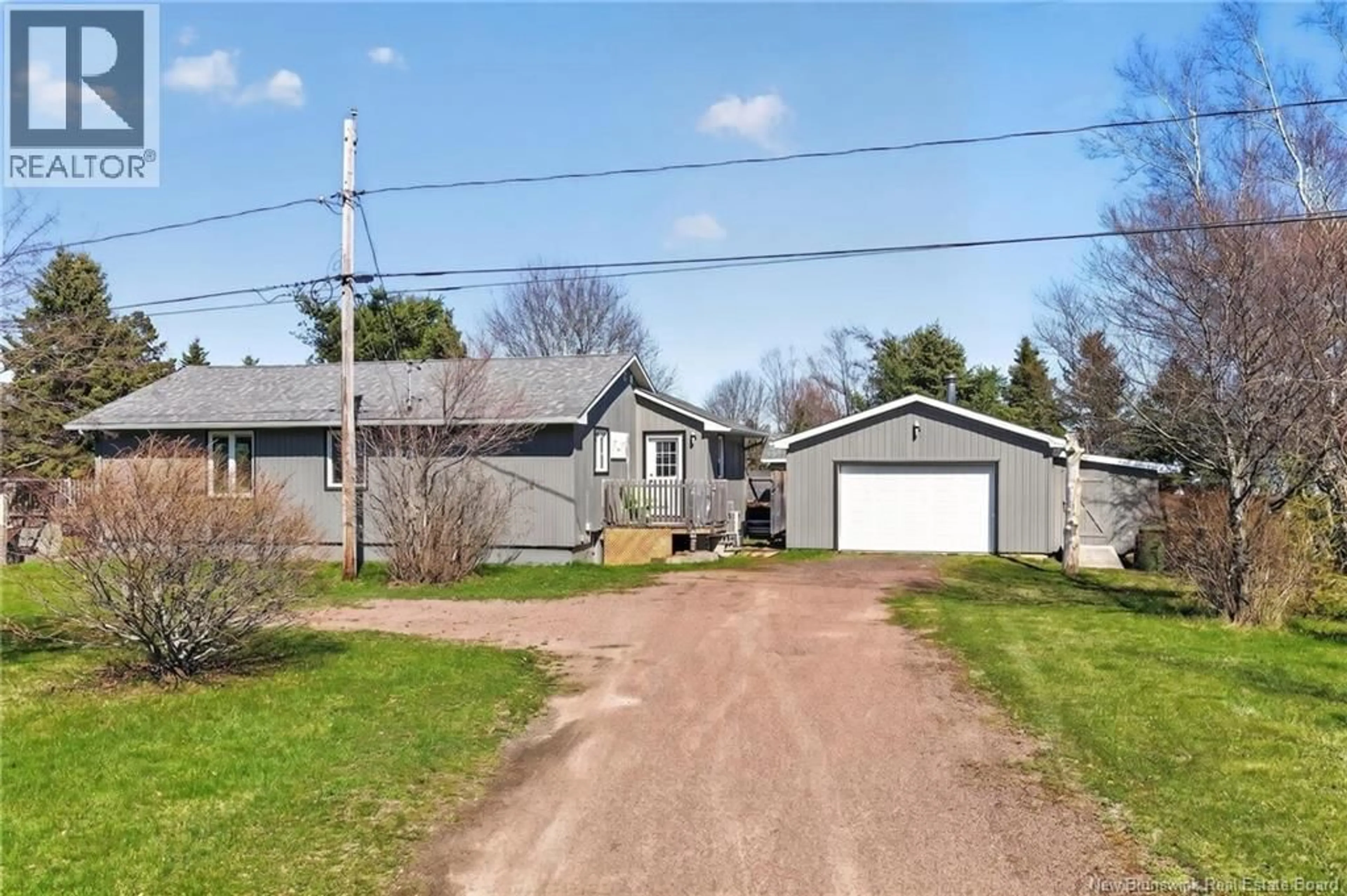 A pic from outside/outdoor area/front of a property/back of a property/a pic from drone, street for 19 DES LAURIERS ROAD, Grand-Barachois New Brunswick E4P7G8