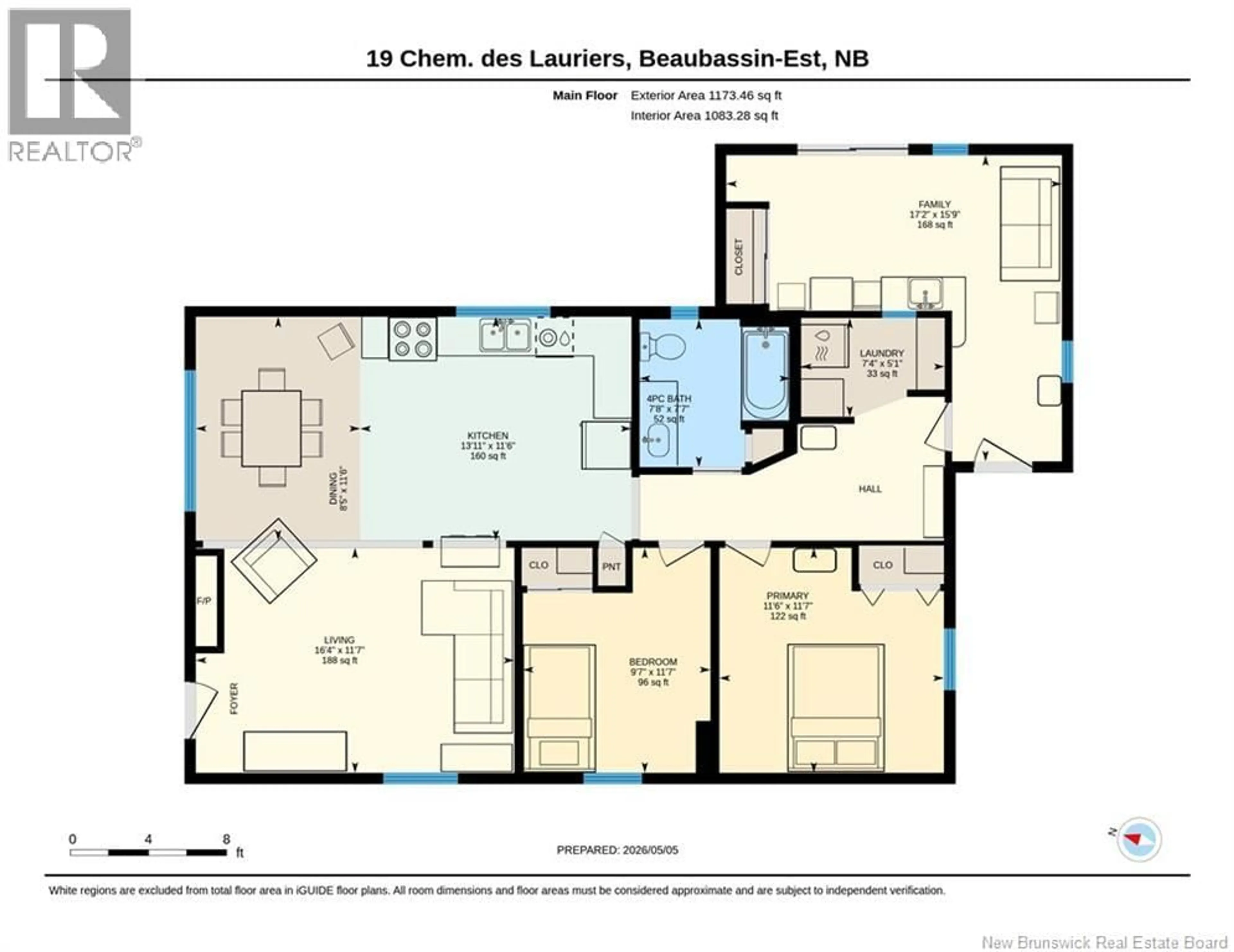 Floor plan for 19 DES LAURIERS ROAD, Grand-Barachois New Brunswick E4P7G8