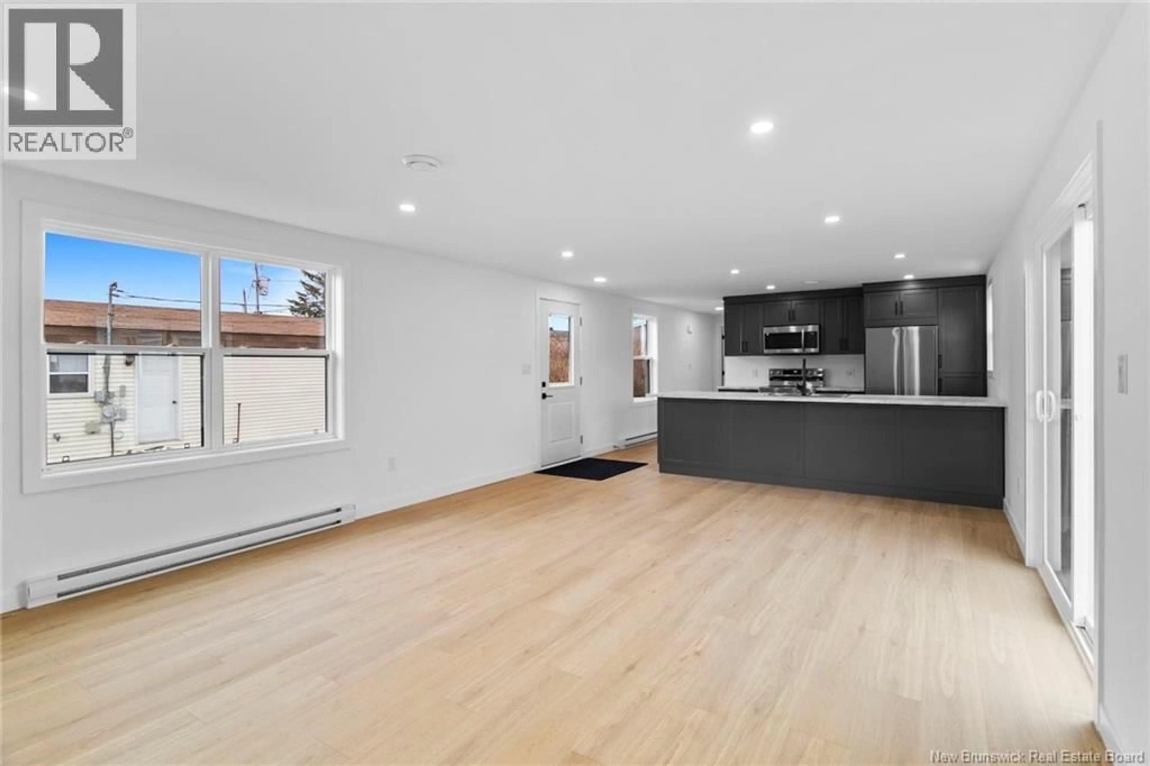 Open concept kitchen, wood/laminate floor for 89 EVERGREEN, Fredericton New Brunswick E3B6N1