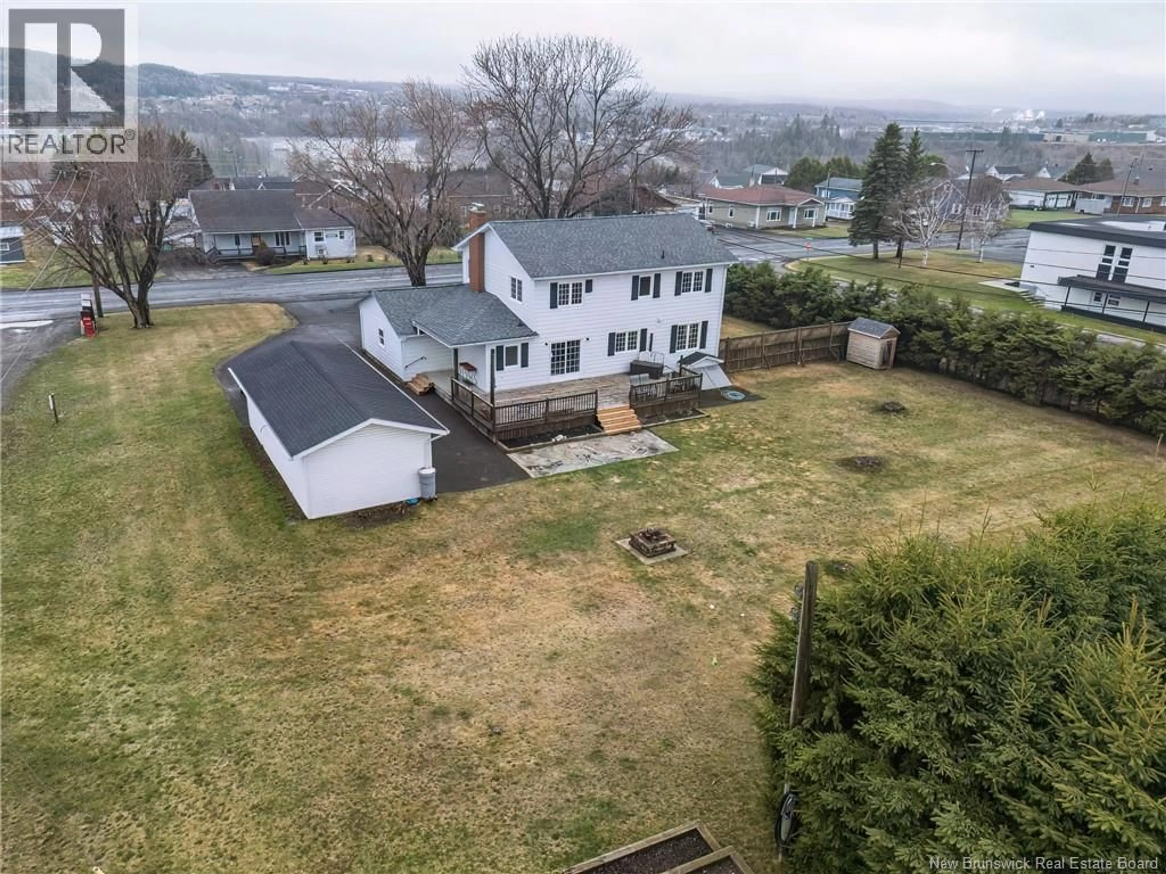 A pic from outside/outdoor area/front of a property/back of a property/a pic from drone, water/lake/river/ocean view for 208 ST GEORGES ROAD, Grand Falls New Brunswick E3Y1C3