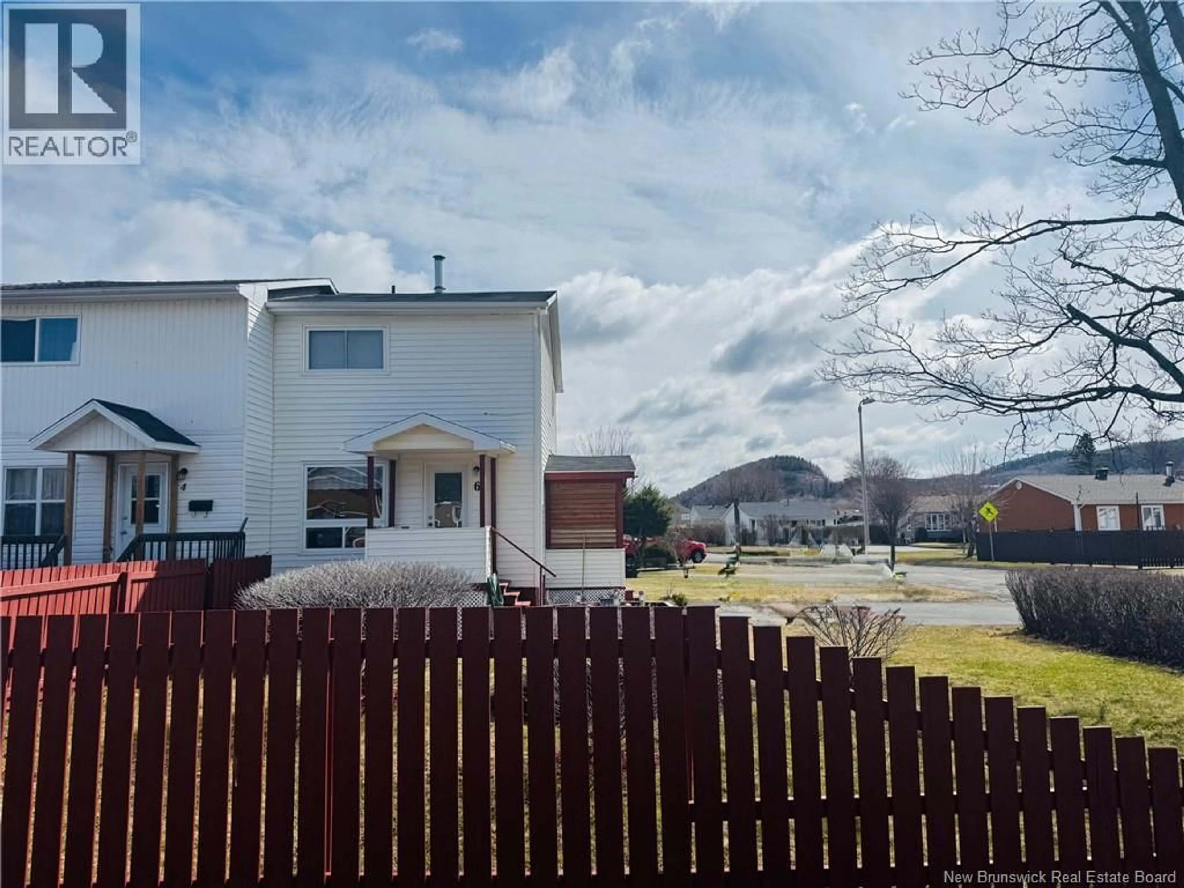 A pic from outside/outdoor area/front of a property/back of a property/a pic from drone, street for 6 GALLANT DRIVE, Campbellton New Brunswick E3N2T6