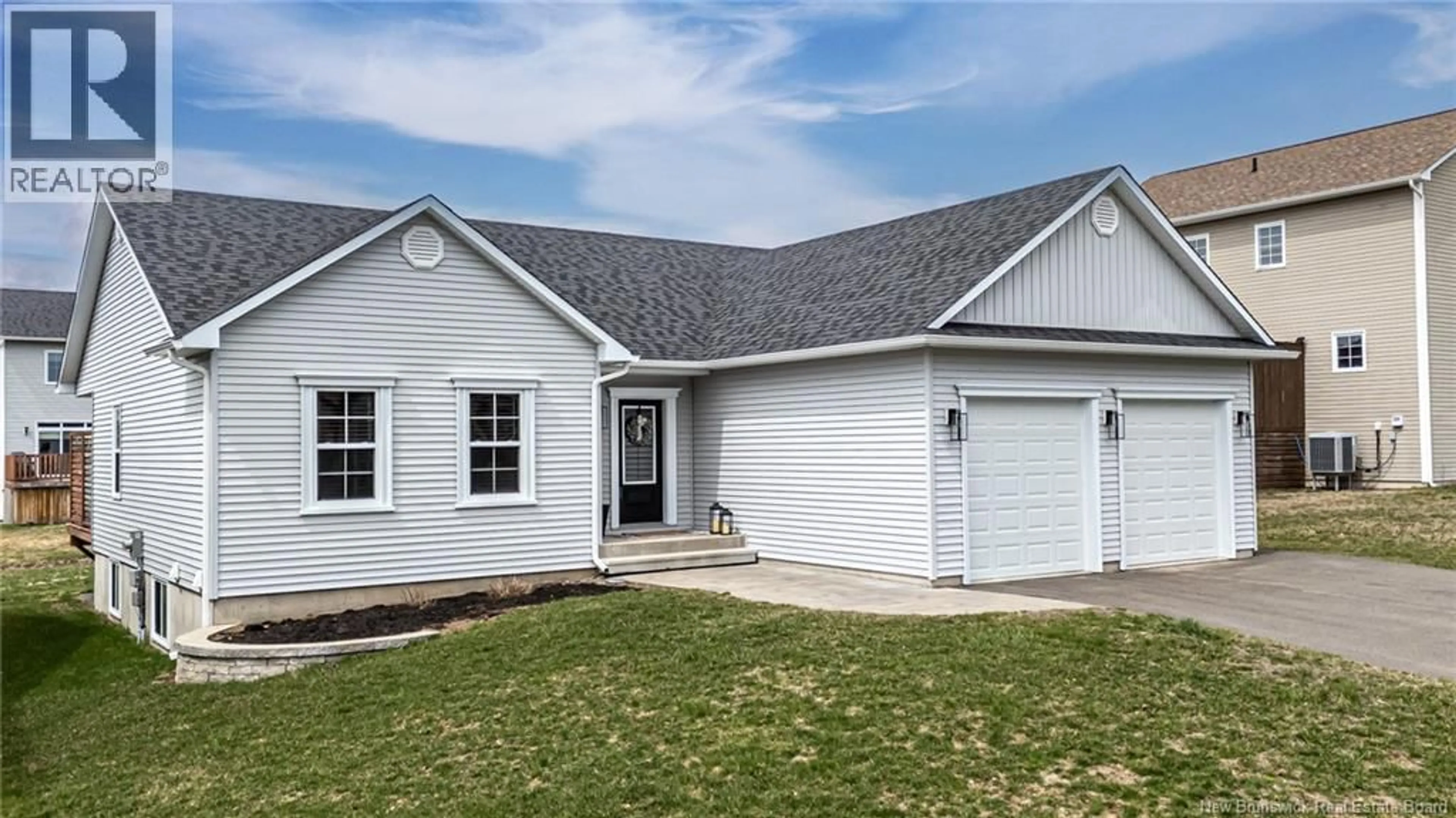 Home with vinyl exterior material, street for 109 MITCHELL WAYNE DRIVE, Fredericton New Brunswick E3G5M6