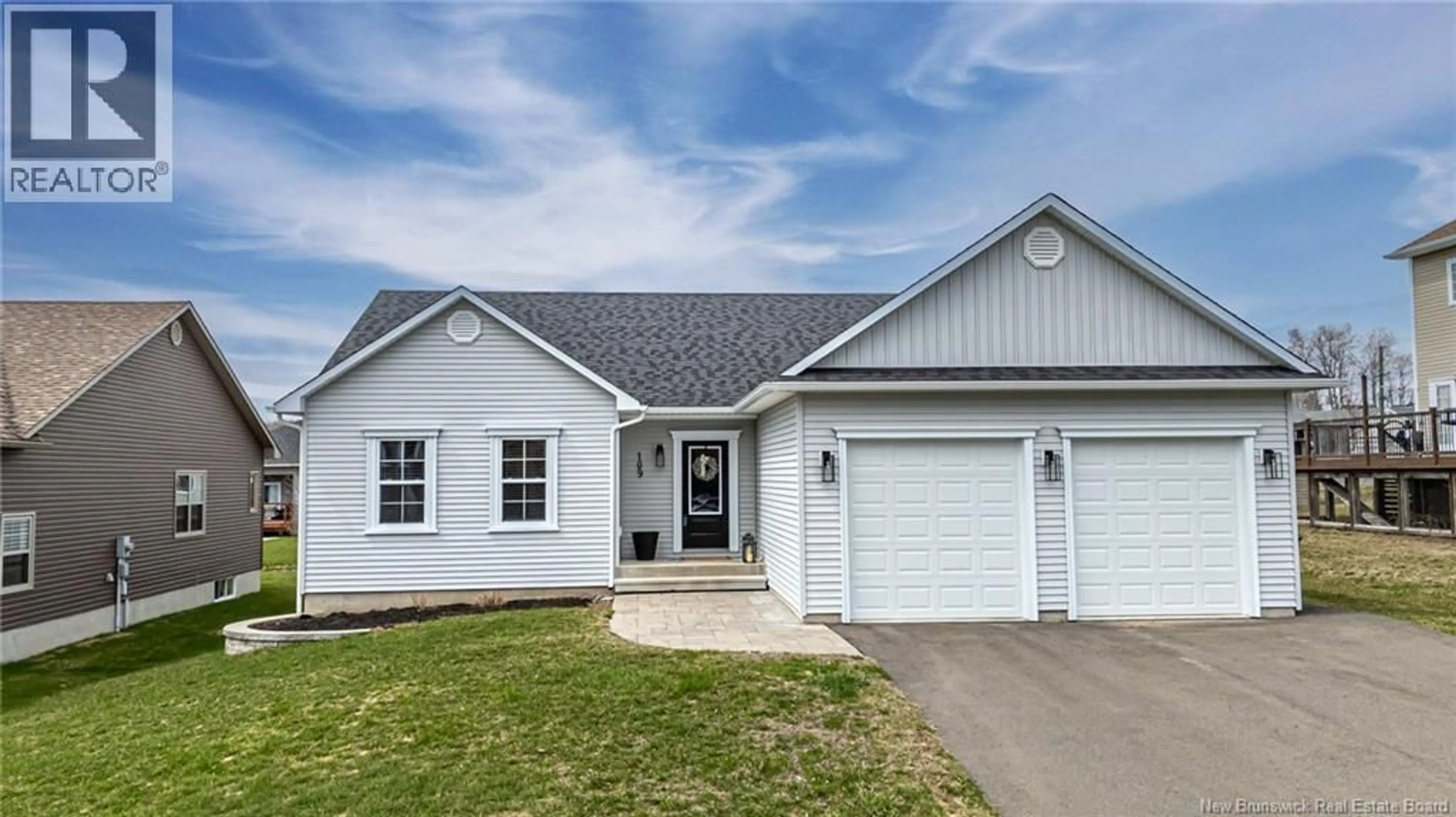 Home with vinyl exterior material, street for 109 MITCHELL WAYNE DRIVE, Fredericton New Brunswick E3G5M6