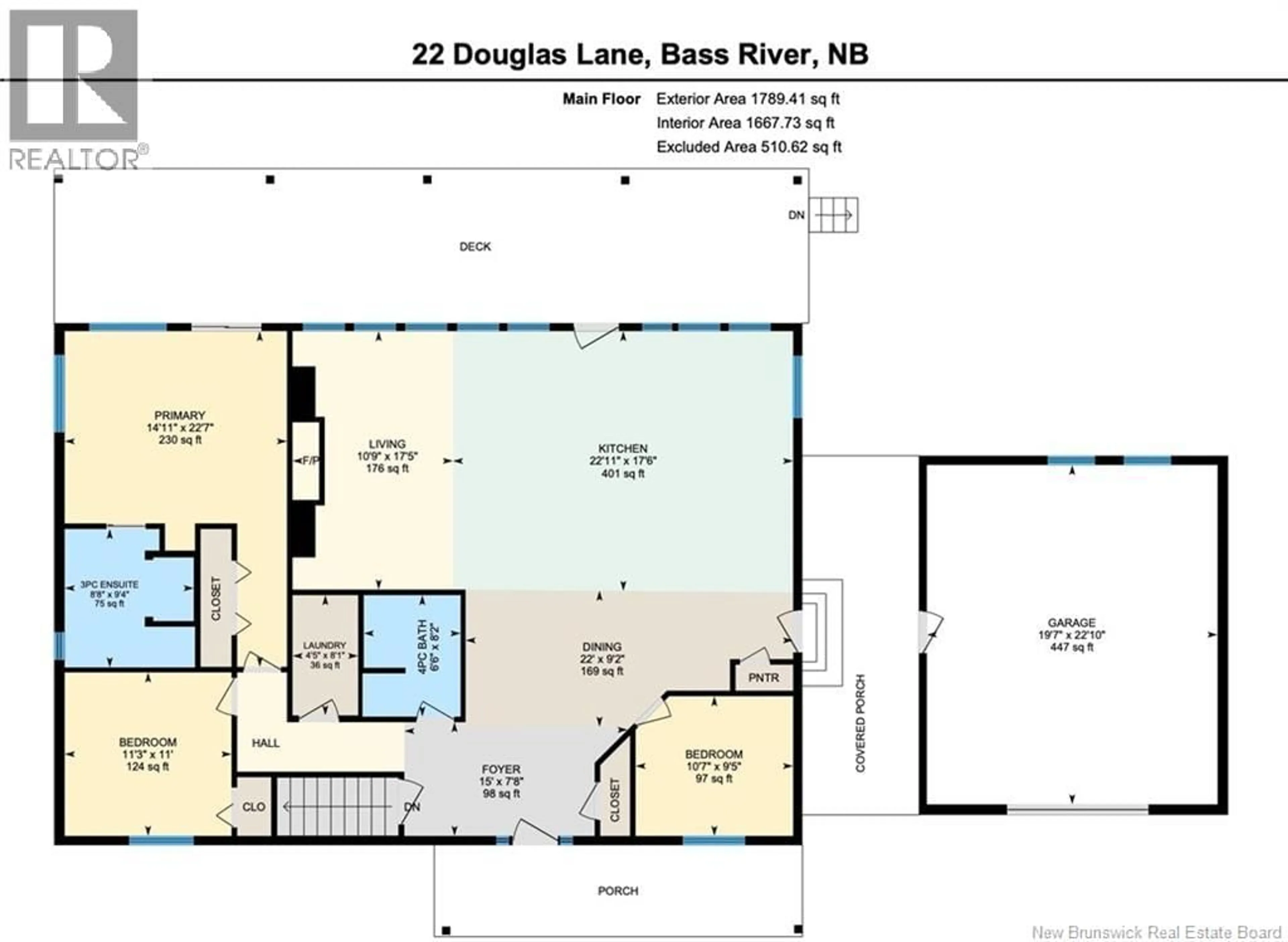 Floor plan for 22 DOUGLAS LANE, Bass River New Brunswick E4T0E4