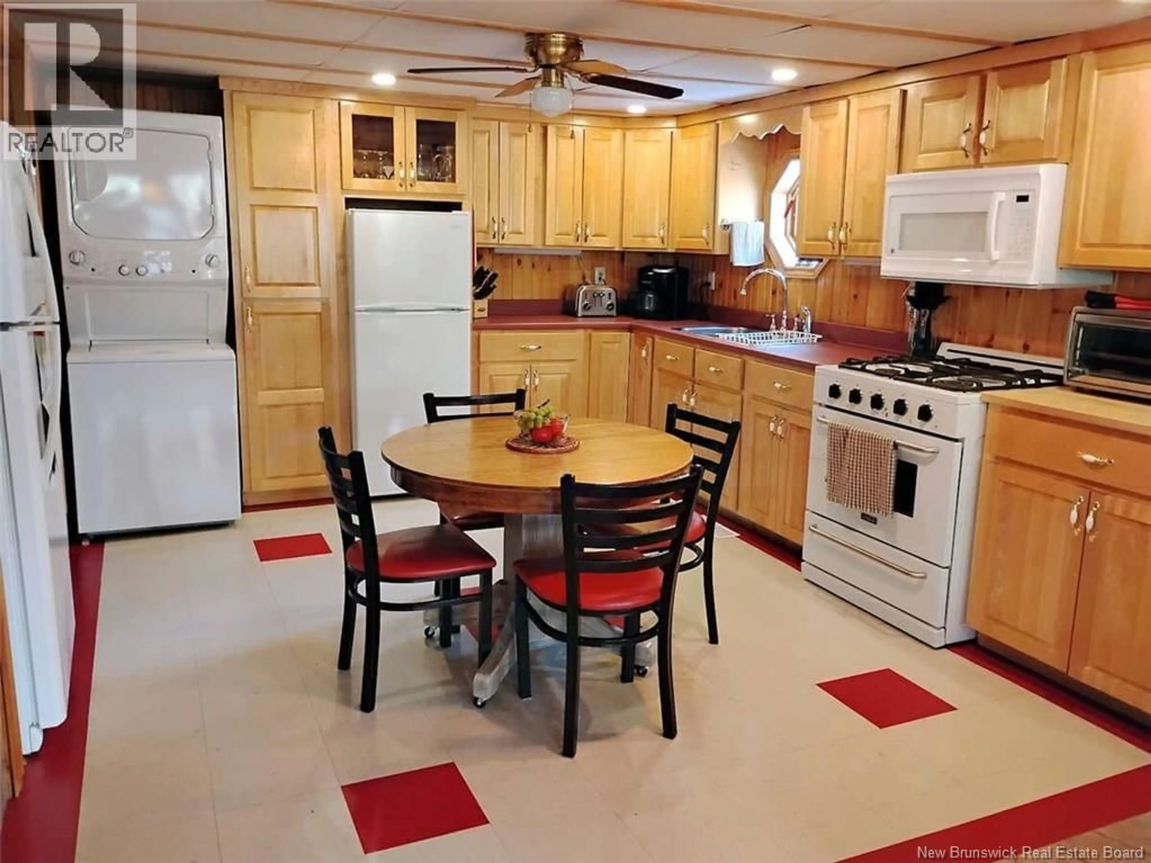 Standard kitchen, ceramic/tile floor for 597 BIRCH RIDGE ROAD, Arthurette New Brunswick E7H1L6