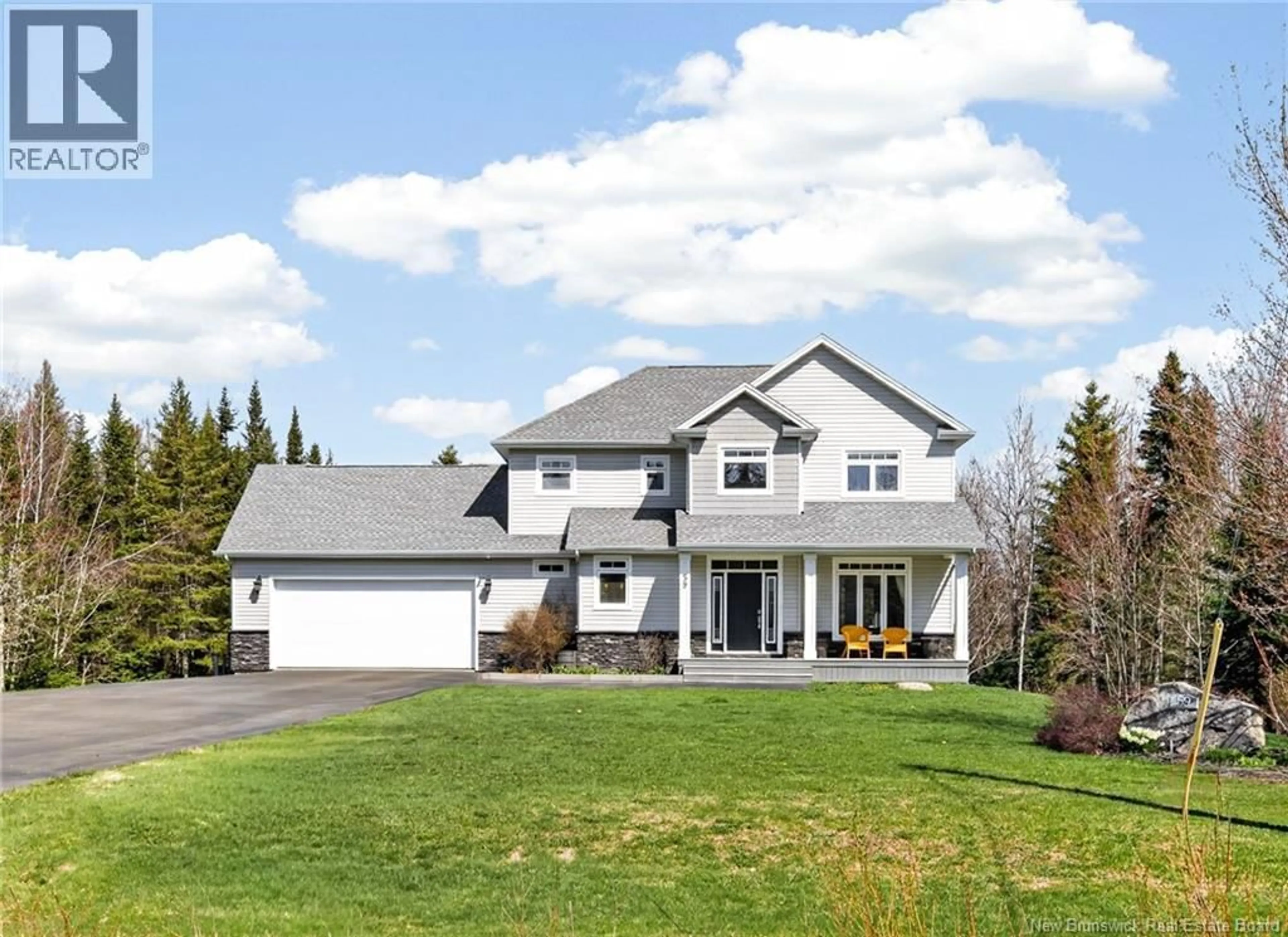 Home with vinyl exterior material, street for 59 LAFONTAINE DRIVE, Dieppe New Brunswick E1H0C1