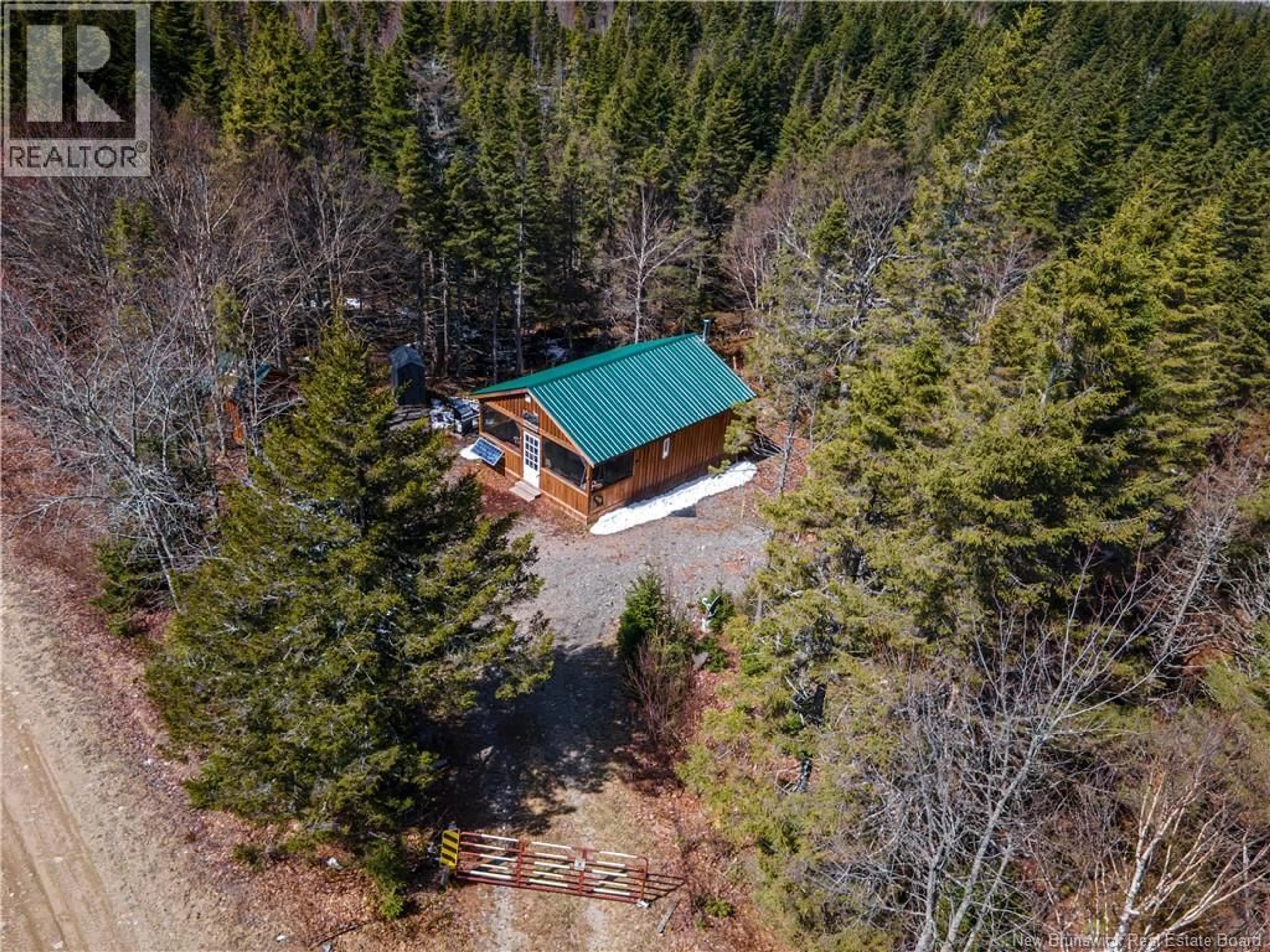 A pic from outside/outdoor area/front of a property/back of a property/a pic from drone, forest/trees view for 8 SHEPODY ROAD, Martin Head New Brunswick E4E0K8