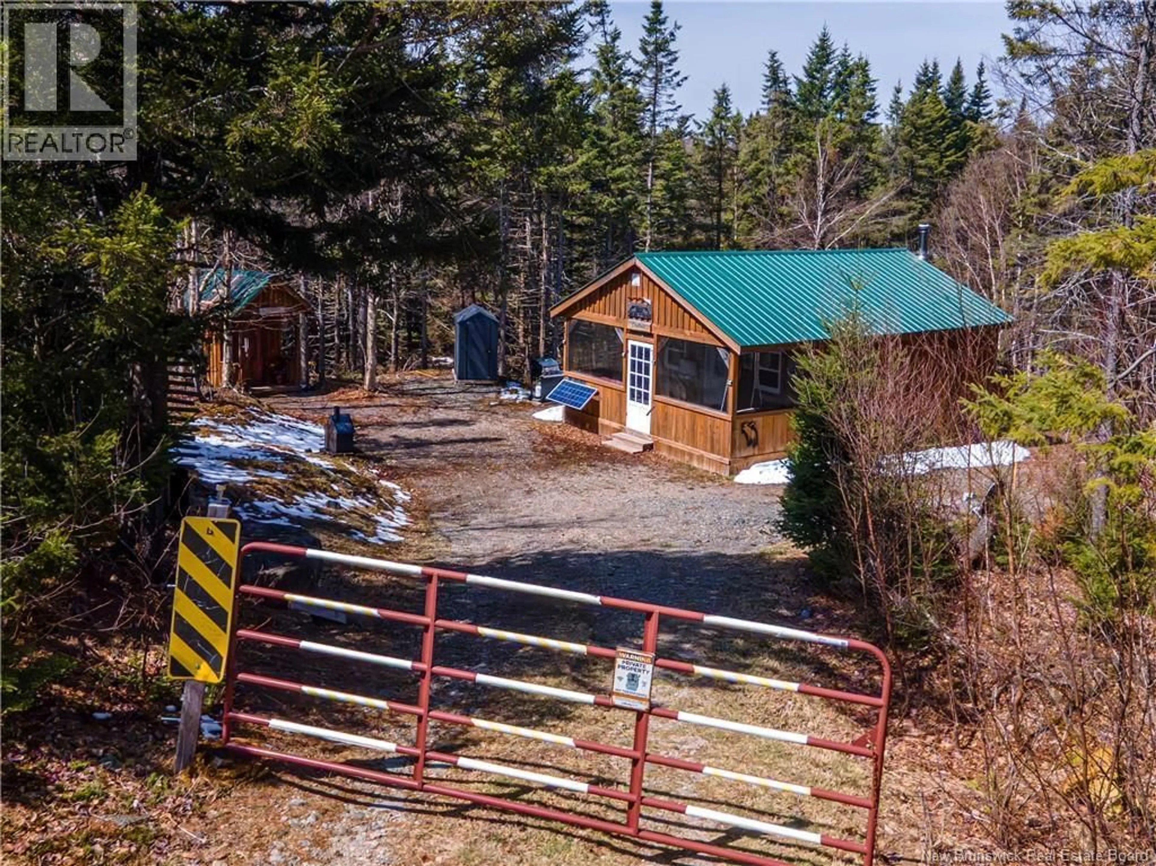 A pic from outside/outdoor area/front of a property/back of a property/a pic from drone, forest/trees view for 8 SHEPODY ROAD, Martin Head New Brunswick E4E0K8