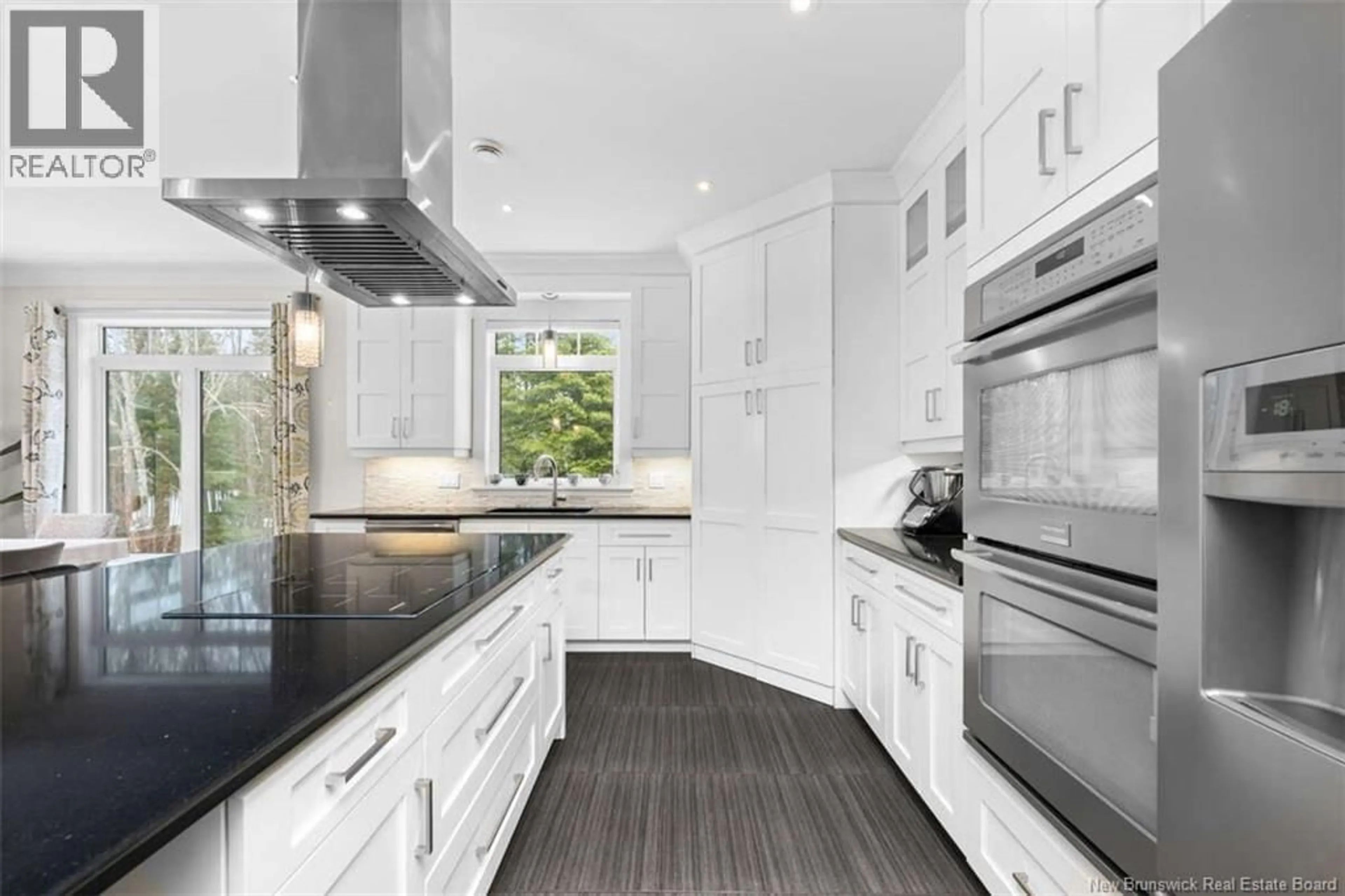 Contemporary kitchen, ceramic/tile floor for 93 LA FONTAINE, Greater Lakeburn New Brunswick E1H0E3