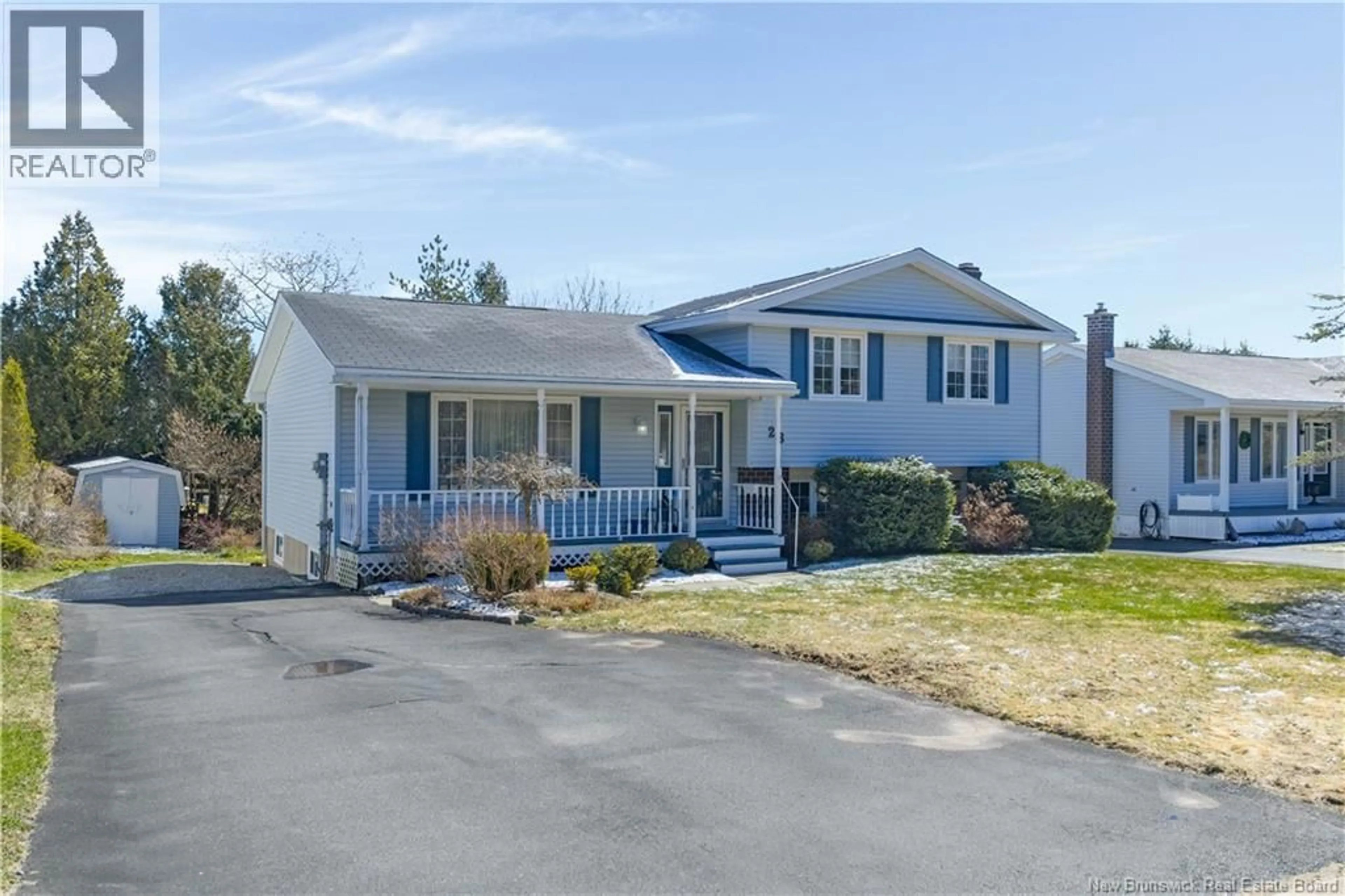Home with vinyl exterior material, street for 28 MACNAUGHTON DRIVE, Saint John New Brunswick E2J4K6