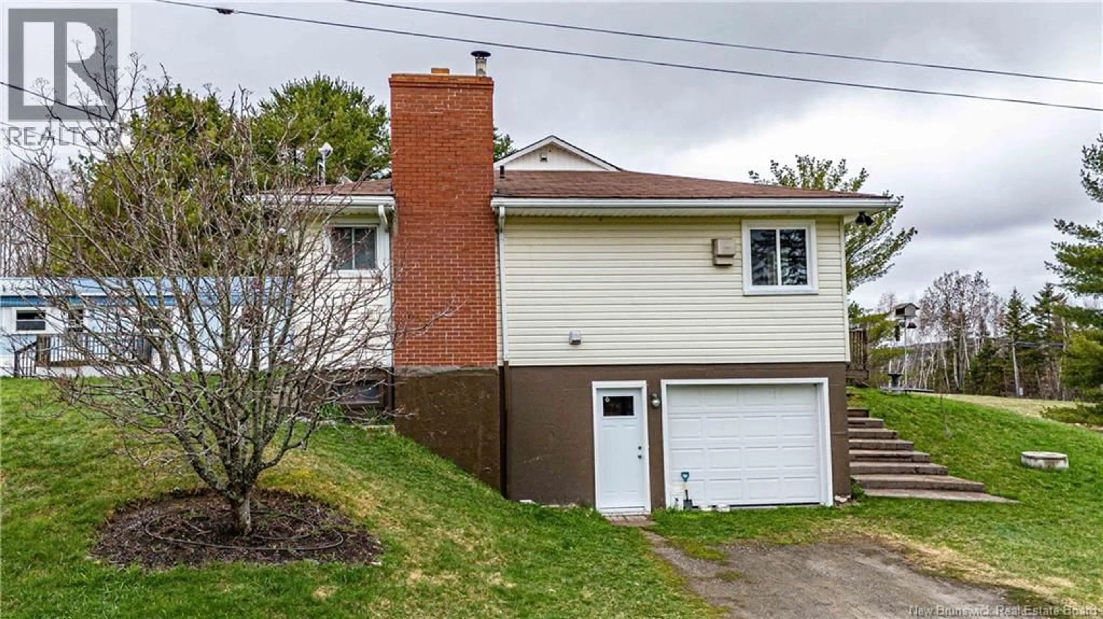 Home with brick exterior material, street for 596 165 ROUTE, Riceville New Brunswick E7N2Z1
