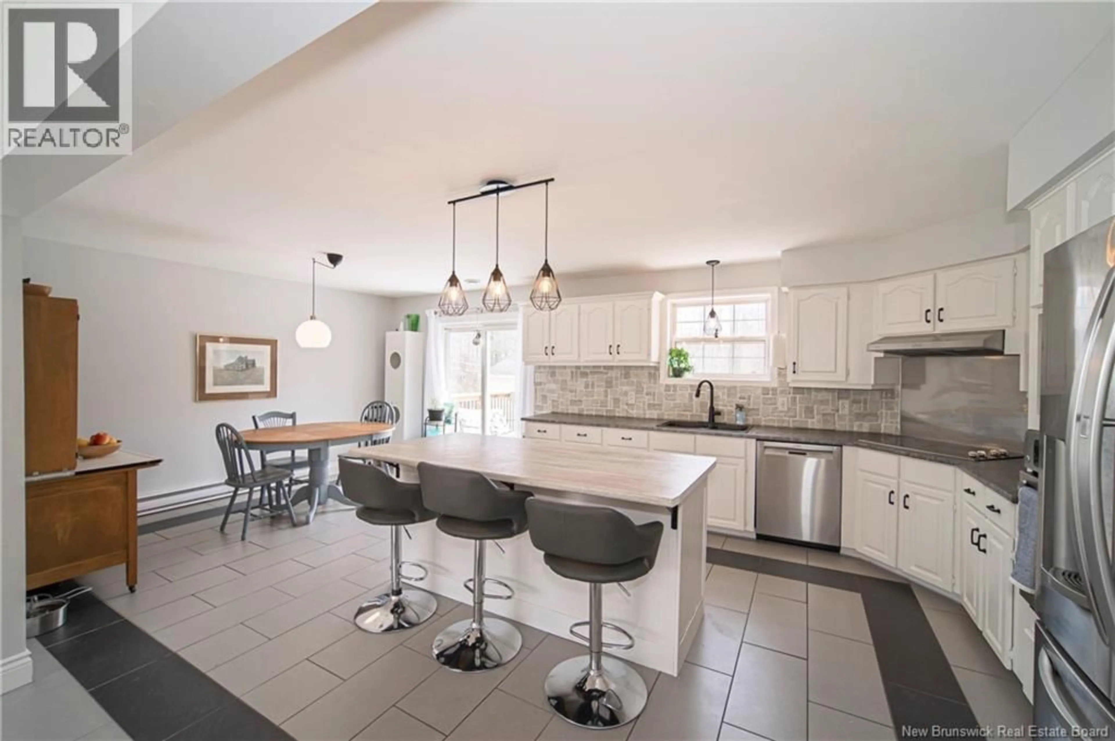 Open concept kitchen, ceramic/tile floor for 89 WHITTAKER ROAD, Rusagonis New Brunswick E3B7X3