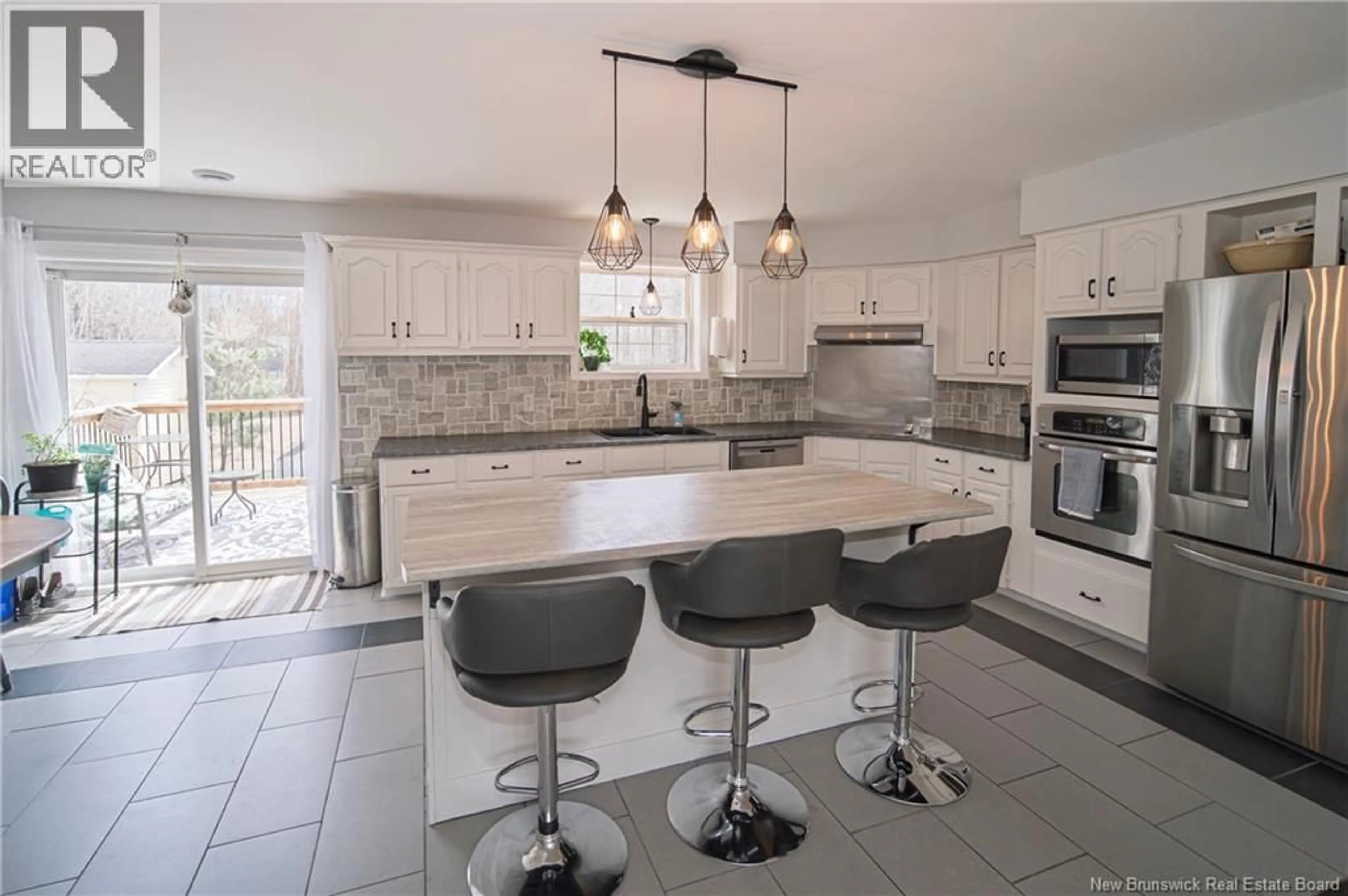 Open concept kitchen, ceramic/tile floor for 89 WHITTAKER ROAD, Rusagonis New Brunswick E3B7X3