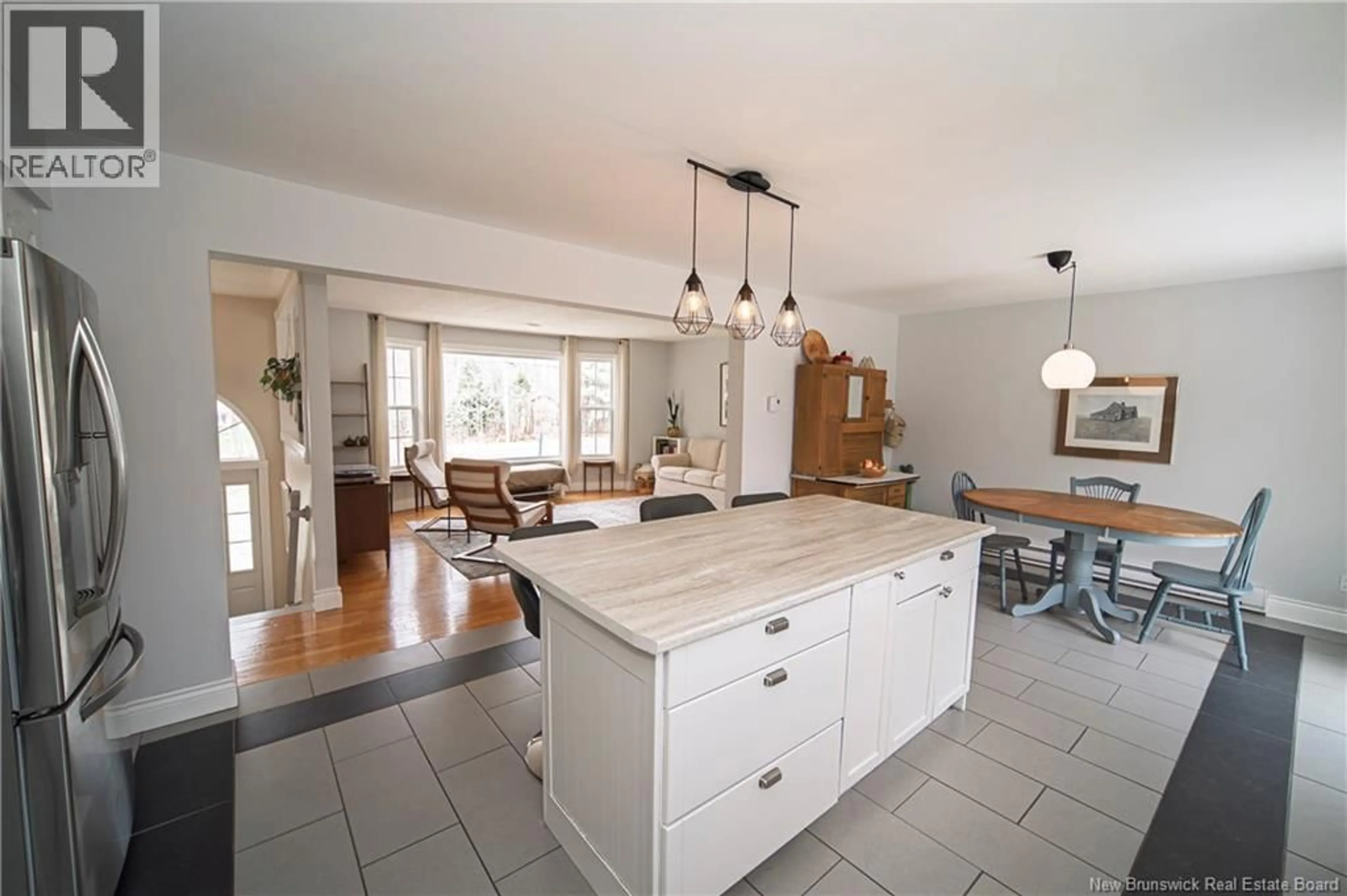 Open concept kitchen, ceramic/tile floor for 89 WHITTAKER ROAD, Rusagonis New Brunswick E3B7X3