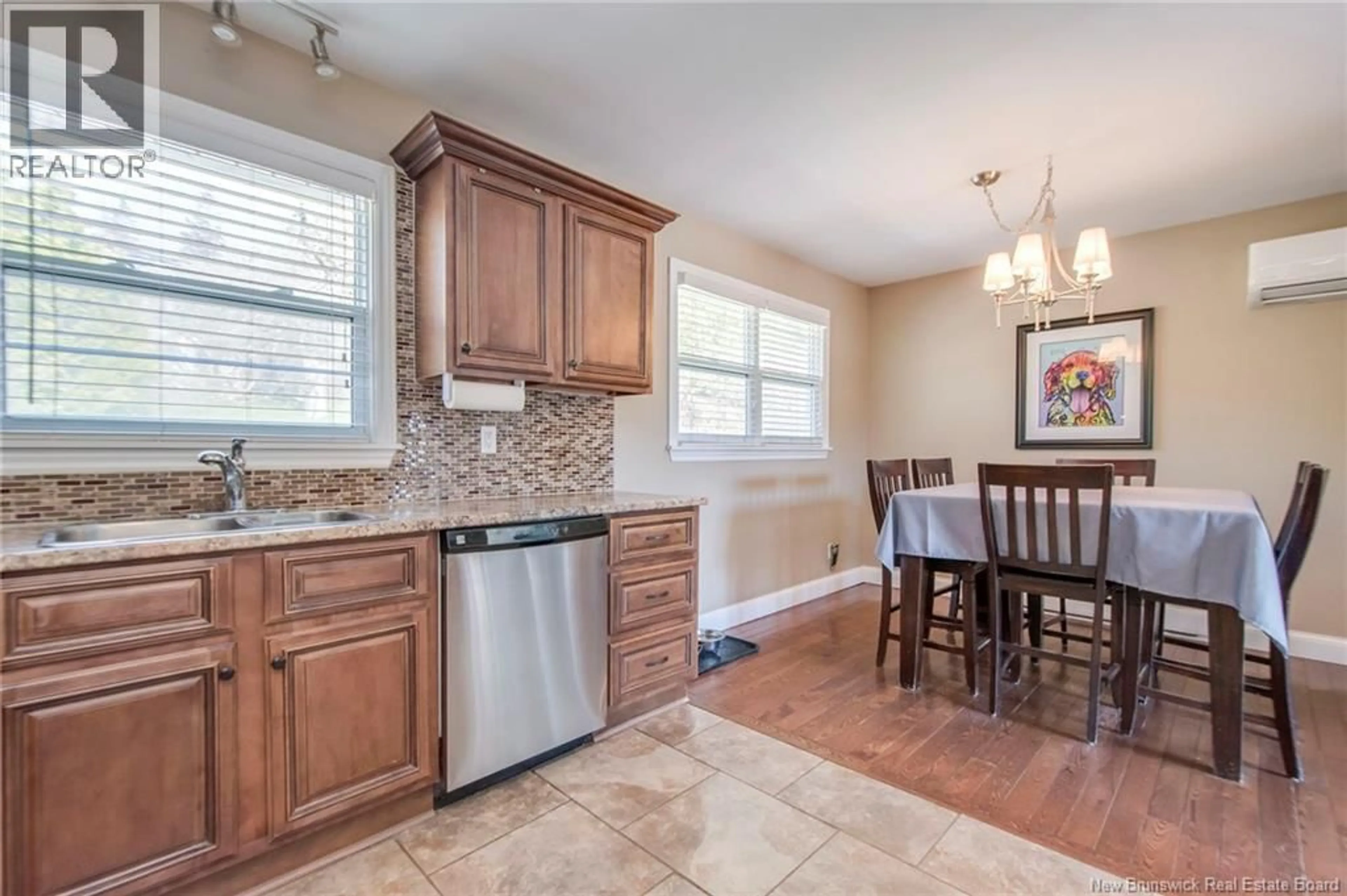 Open concept kitchen, ceramic/tile floor for 1201 ROTHESAY ROAD, Saint John New Brunswick E2H2H9
