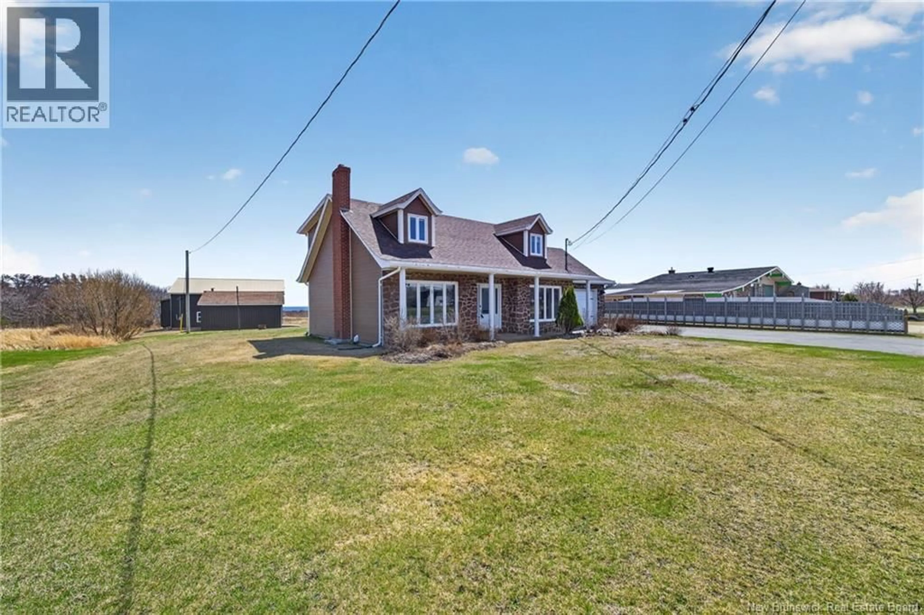 A pic from outside/outdoor area/front of a property/back of a property/a pic from drone, unknown for 3042 ROUTE 305, Pigeon Hill New Brunswick E8T2W6