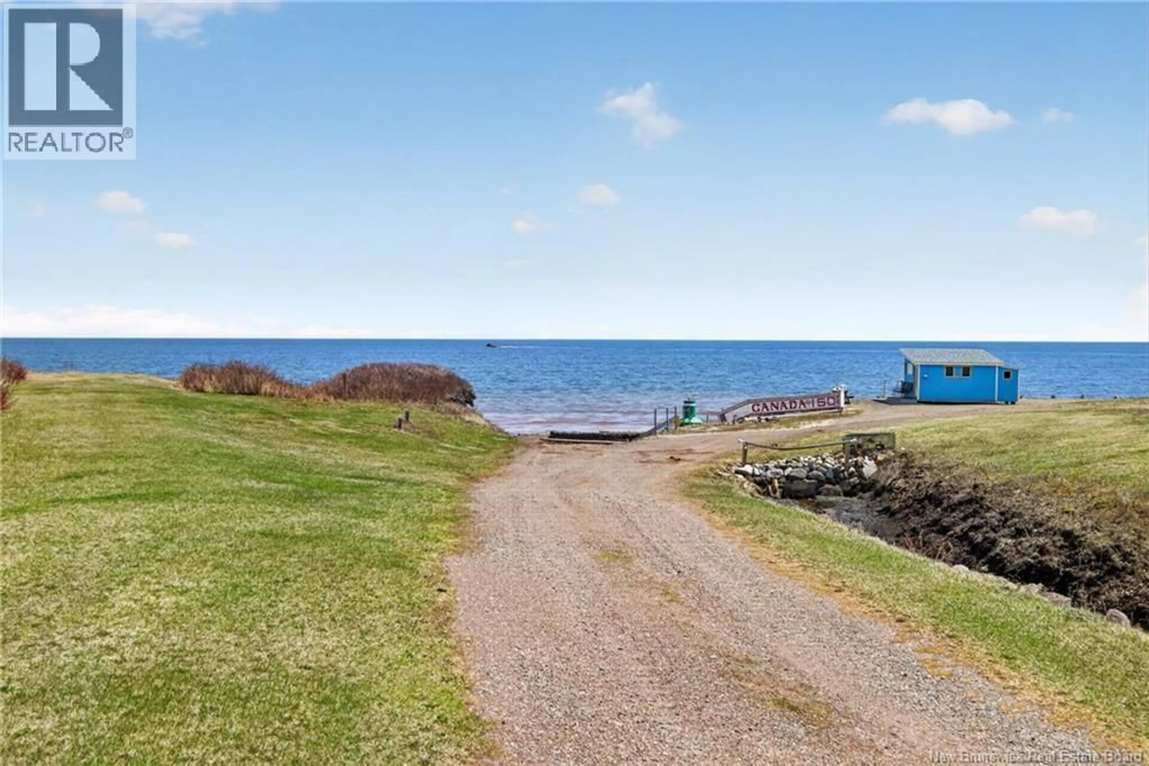A pic from outside/outdoor area/front of a property/back of a property/a pic from drone, water/lake/river/ocean view for 3042 ROUTE 305, Pigeon Hill New Brunswick E8T2W6