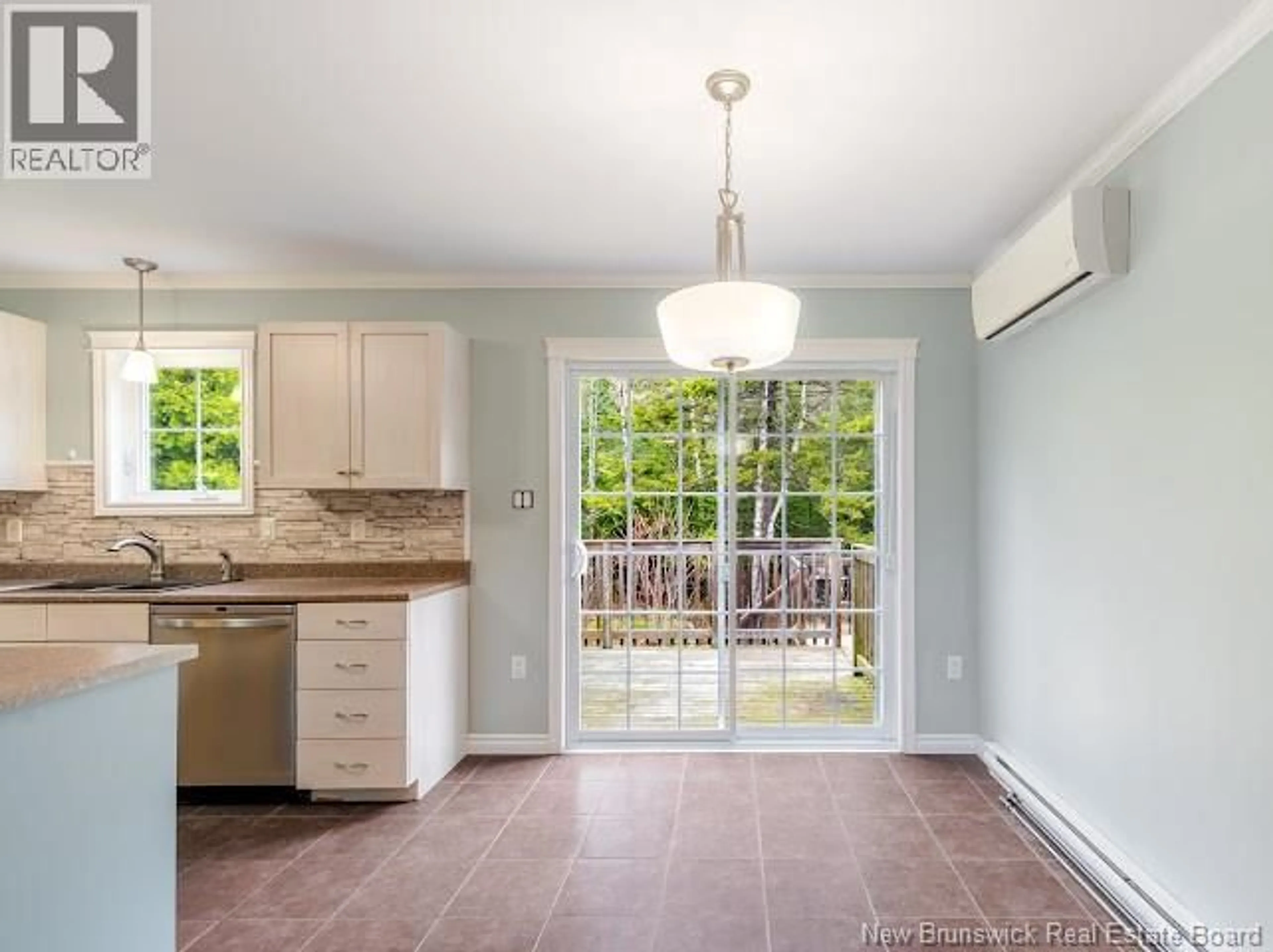 Open concept kitchen, ceramic/tile floor for 82 ALDEN AVENUE, Richibucto Road New Brunswick E3A8T1