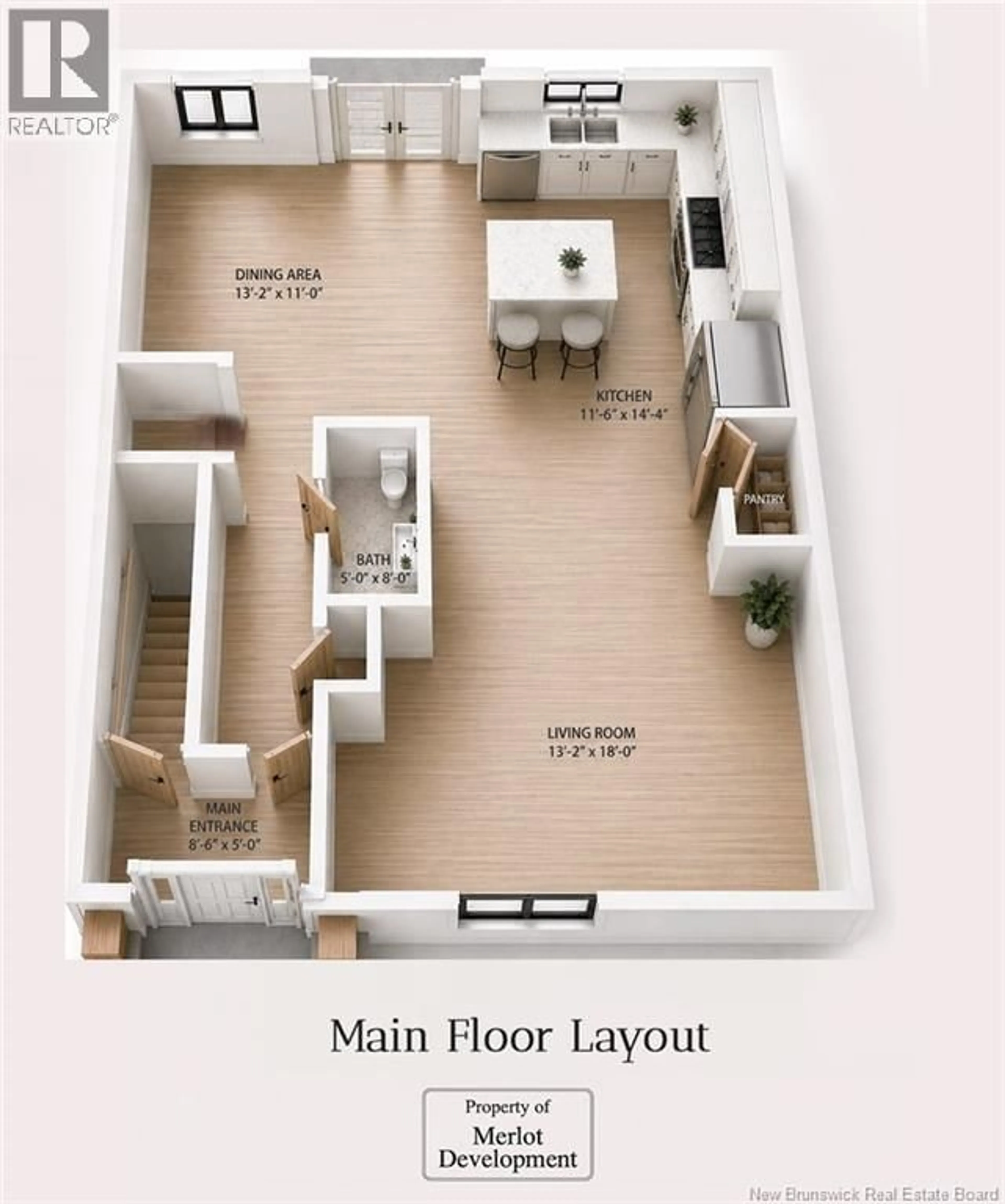 Floor plan for 20 RUE SEBASTIEN STREET, Dieppe New Brunswick E1A0A2