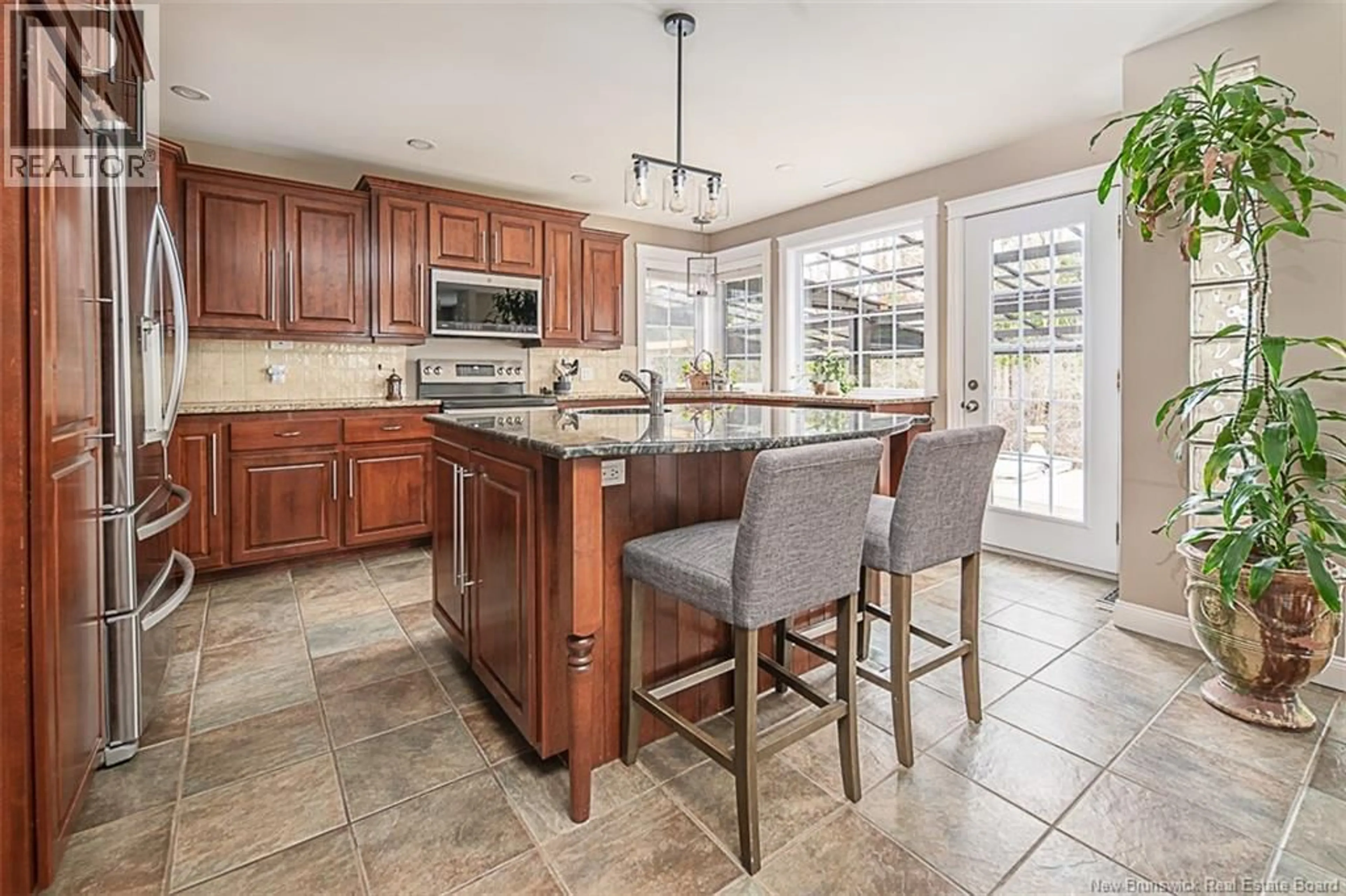 Open concept kitchen, ceramic/tile floor for 250 MATAYA DRIVE, Richibucto Road New Brunswick E3A0A6