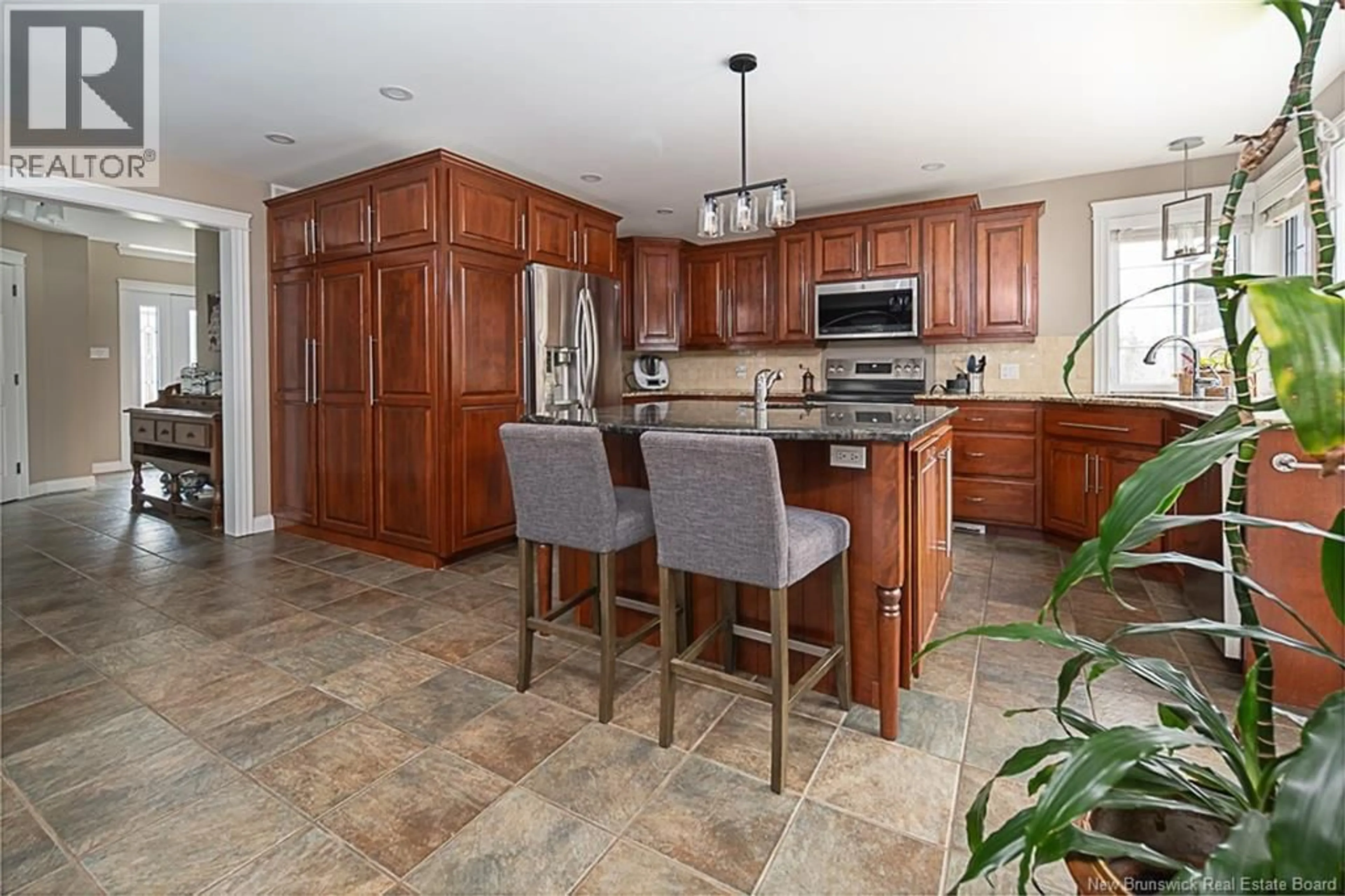 Open concept kitchen, ceramic/tile floor for 250 MATAYA DRIVE, Richibucto Road New Brunswick E3A0A6