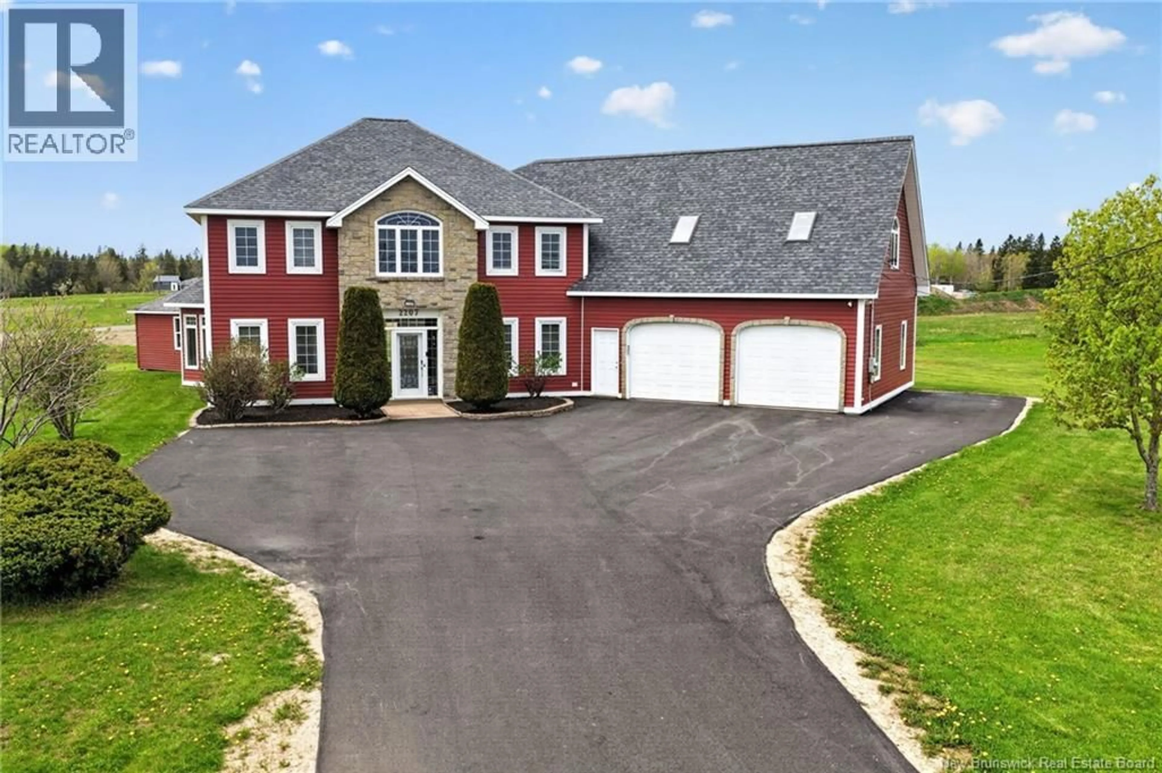 A pic from outside/outdoor area/front of a property/back of a property/a pic from drone, street for 2207 RTE 535 ROUTE, Cocagne New Brunswick E4V2M6