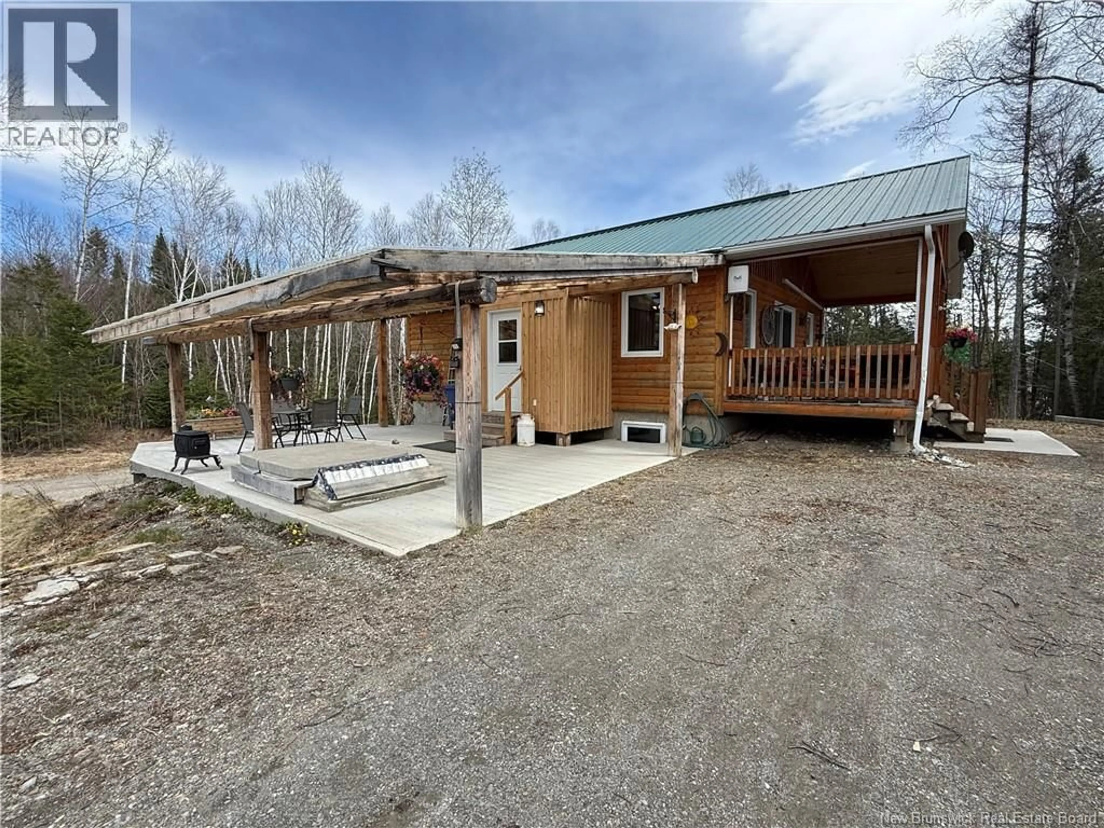 A pic from outside/outdoor area/front of a property/back of a property/a pic from drone, building for 15833 ROUTE 105, Drummond New Brunswick E3Y2E8