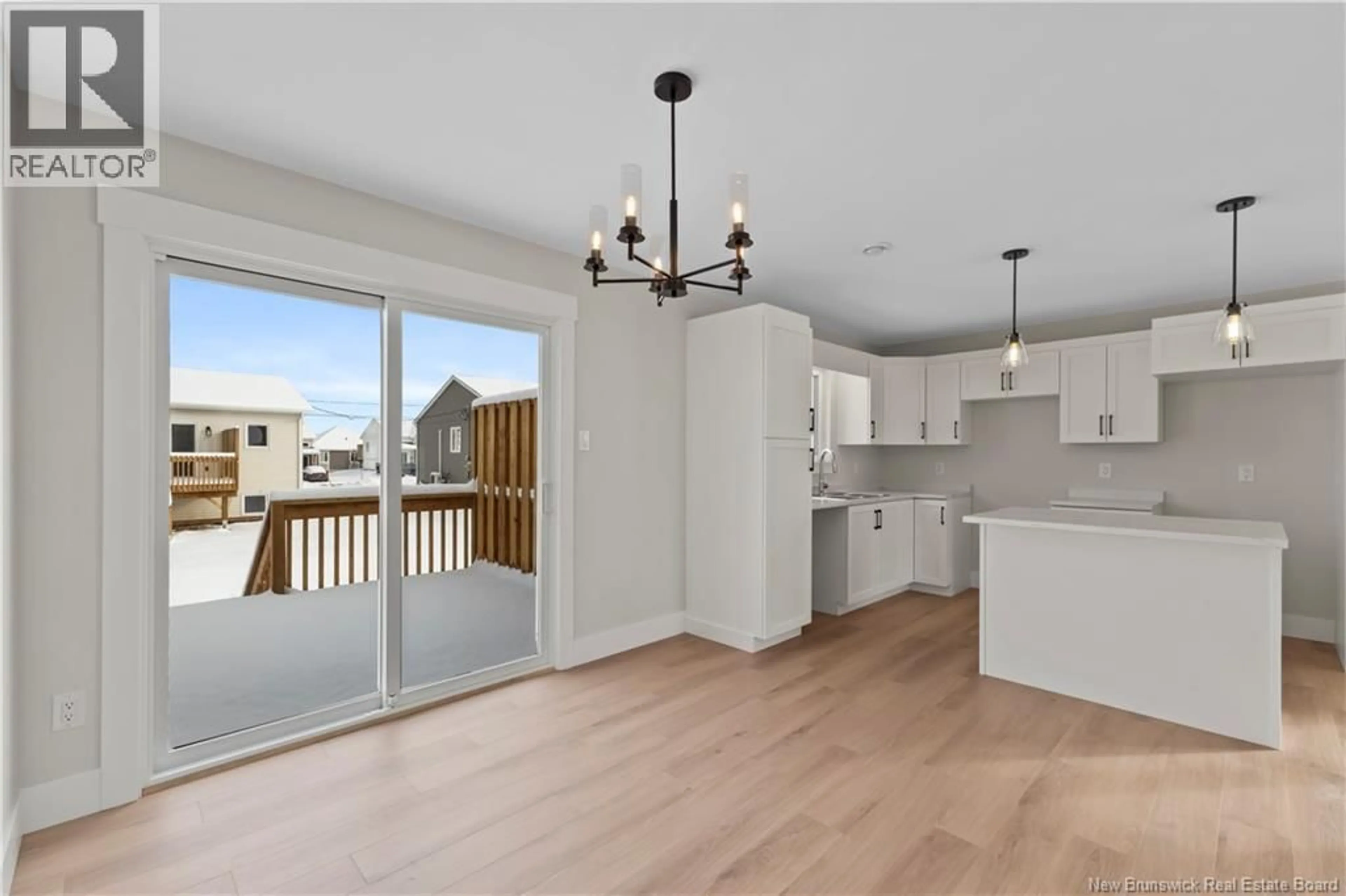 Open concept kitchen, wood/laminate floor for 254 MACCOUN STREET, Moncton New Brunswick E1K0A1