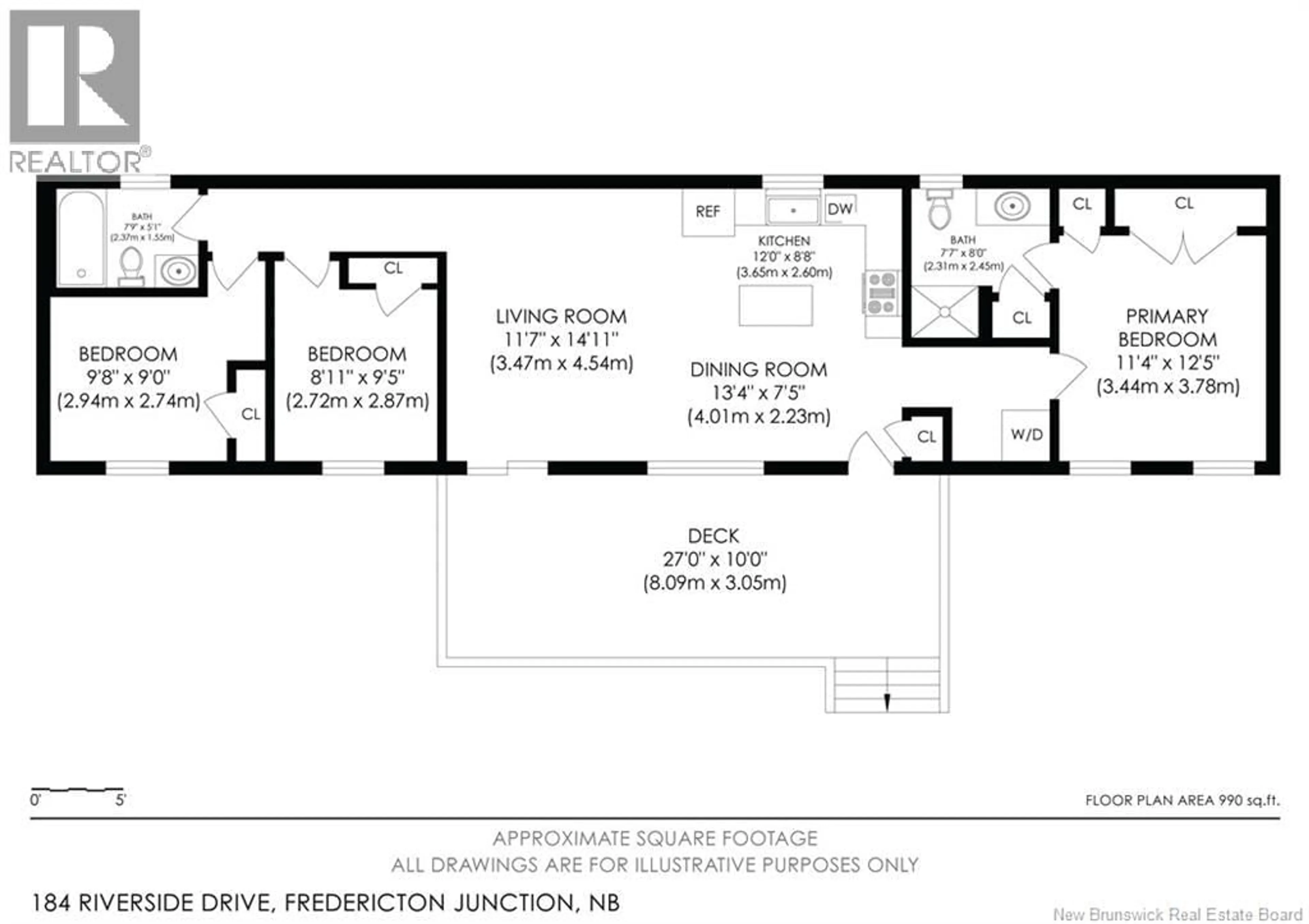 Floor plan for 184 RIVERSIDE DRIVE, Fredericton Junction New Brunswick E5L1V9