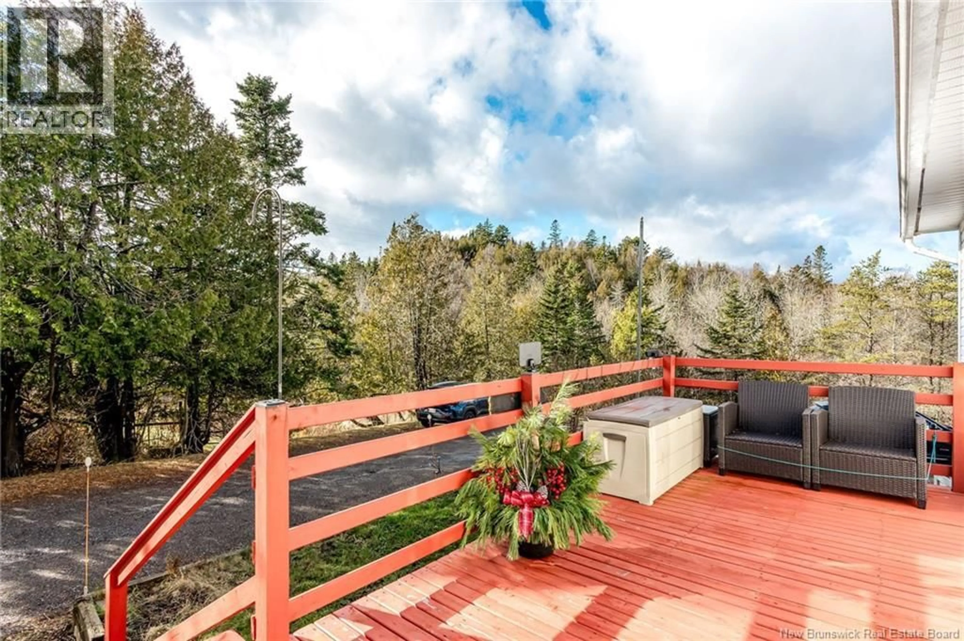 Patio, forest/trees view for 16 FIELD ROAD, Saint John New Brunswick E2M6B2