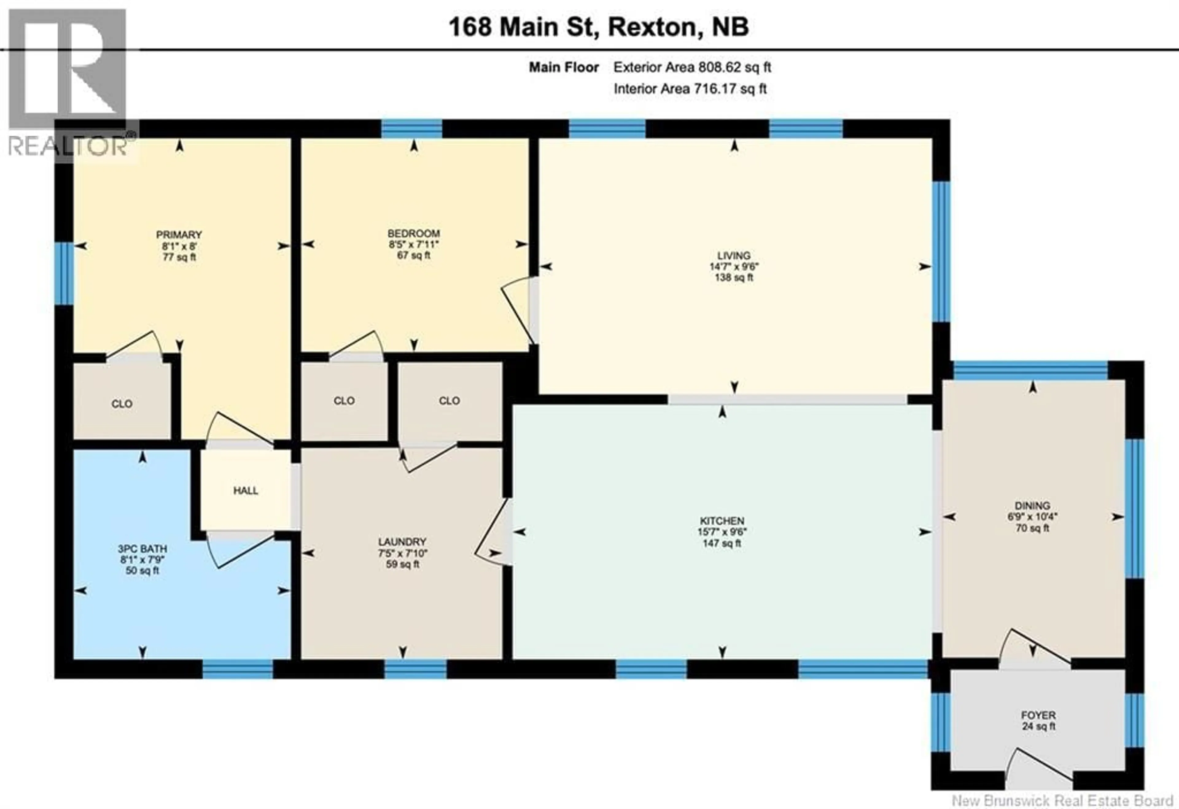 Floor plan for 168 MAIN STREET, Rexton New Brunswick E4W2B5