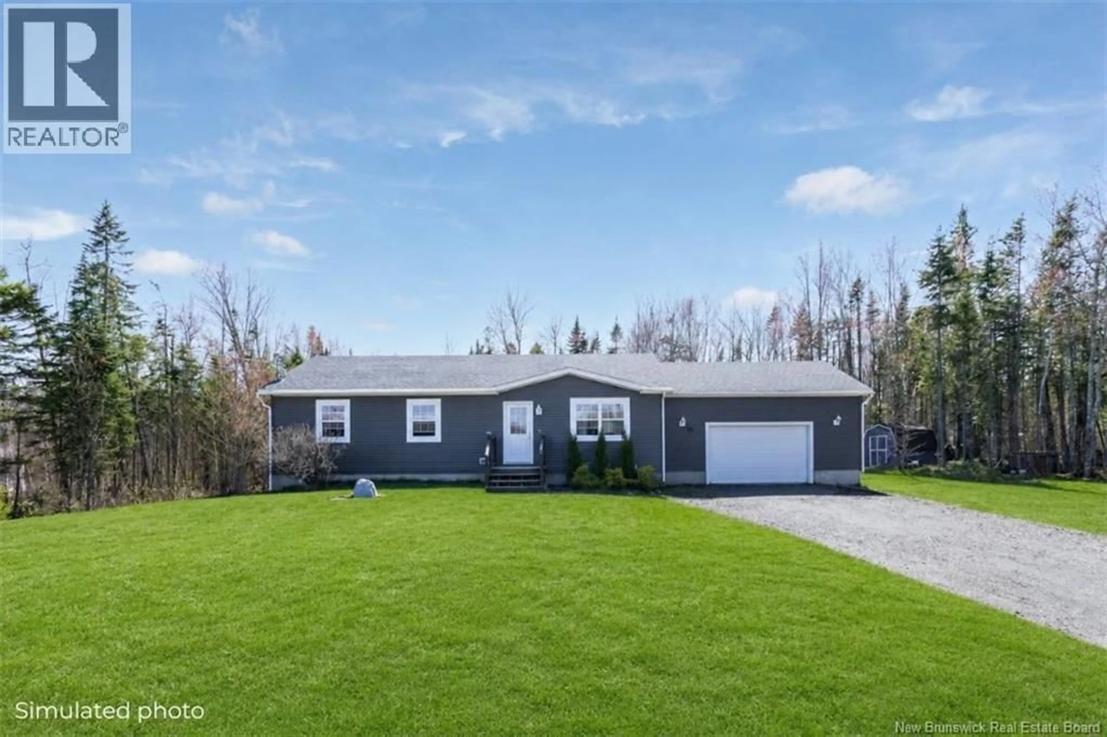 Home with vinyl exterior material, street for 35 HONEYWOOD DRIVE, Waasis New Brunswick E3B8Z9