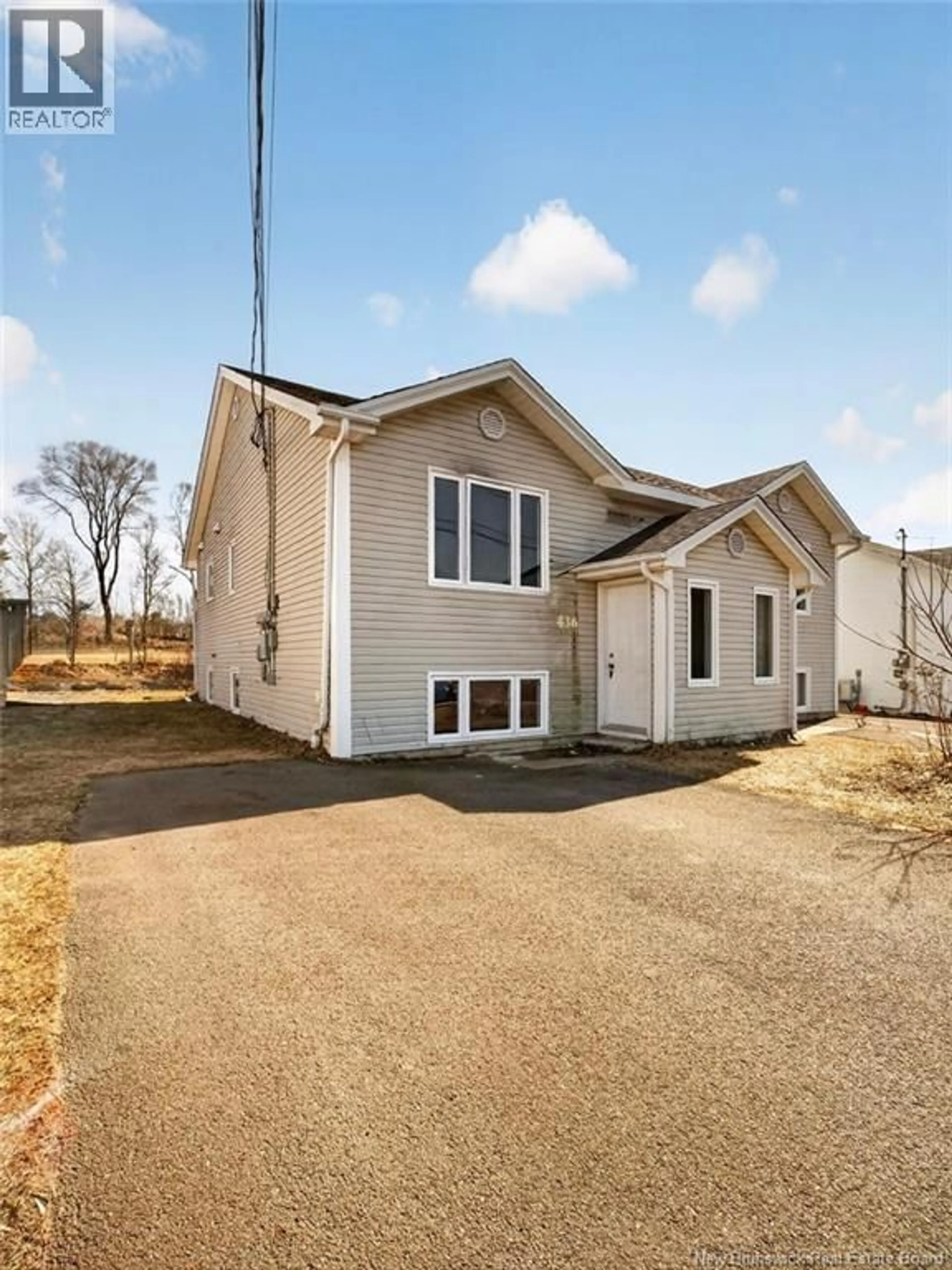Home with vinyl exterior material, street for 436-438 LOUIS STREET, Dieppe New Brunswick E1A6X7