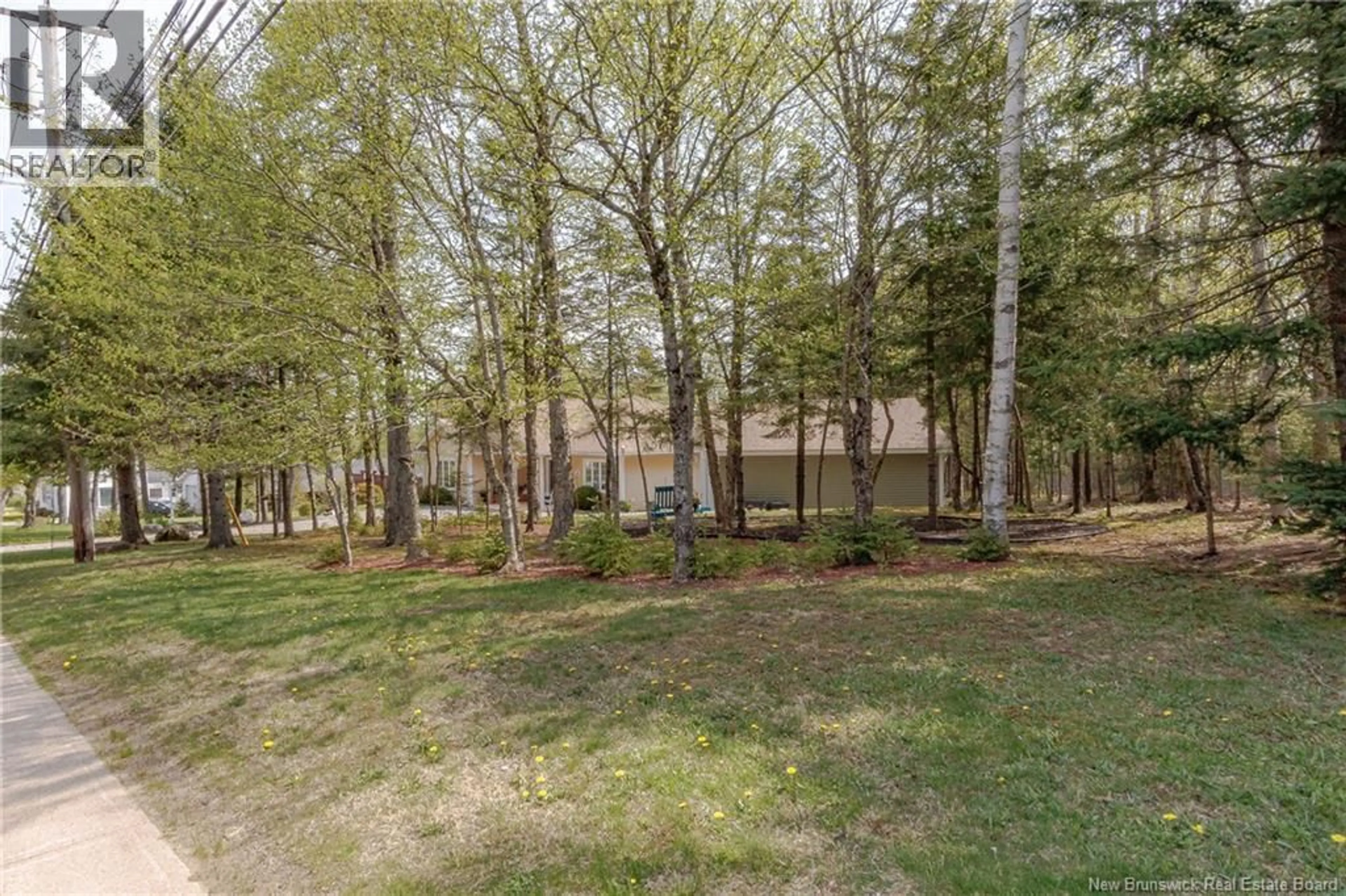 A pic from outside/outdoor area/front of a property/back of a property/a pic from drone, forest/trees view for 412 HAMPTON ROAD, Quispamsis New Brunswick E2E4V5