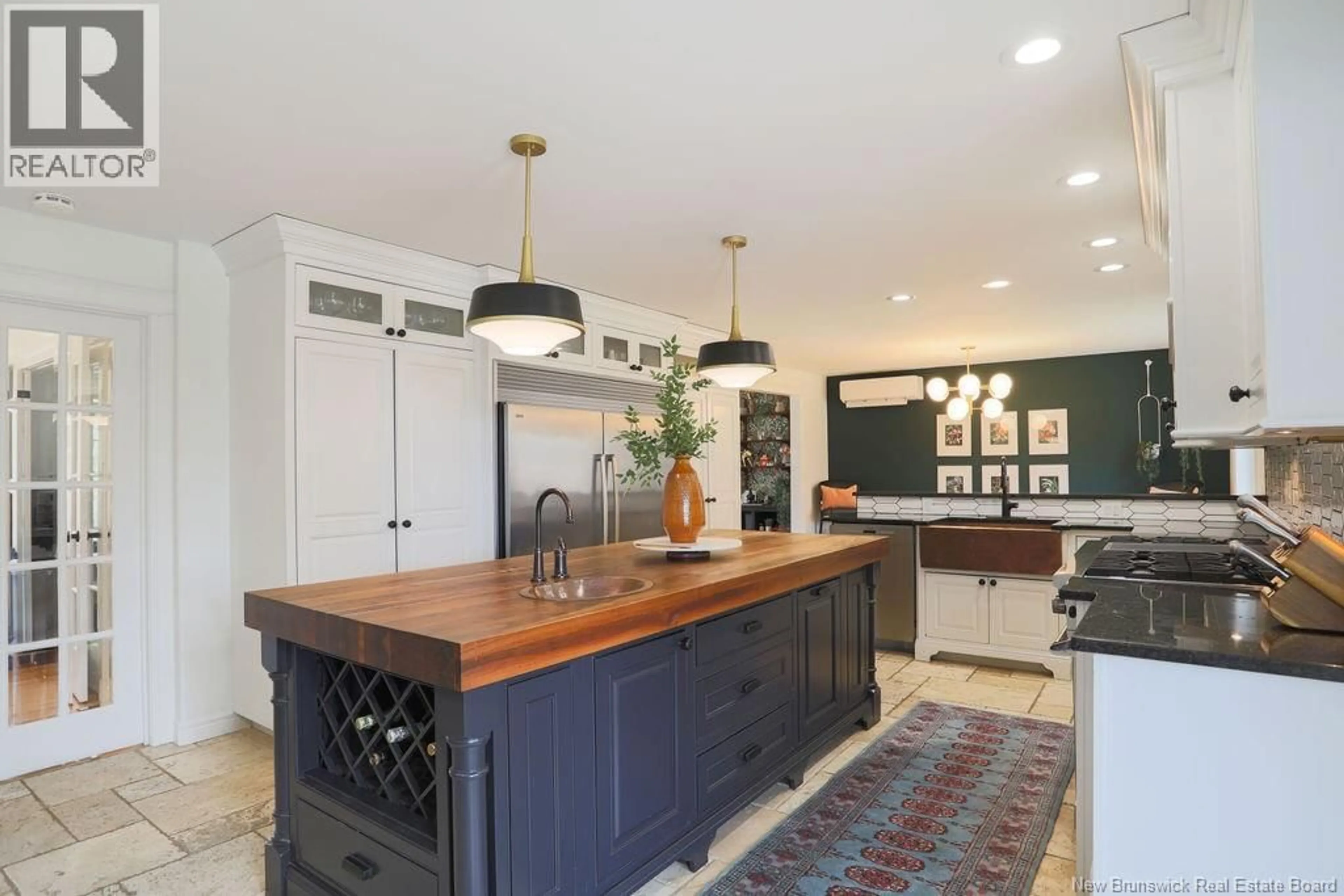 Open concept kitchen, ceramic/tile floor for 9 HILLCREST DRIVE, Rothesay New Brunswick E2E5P6