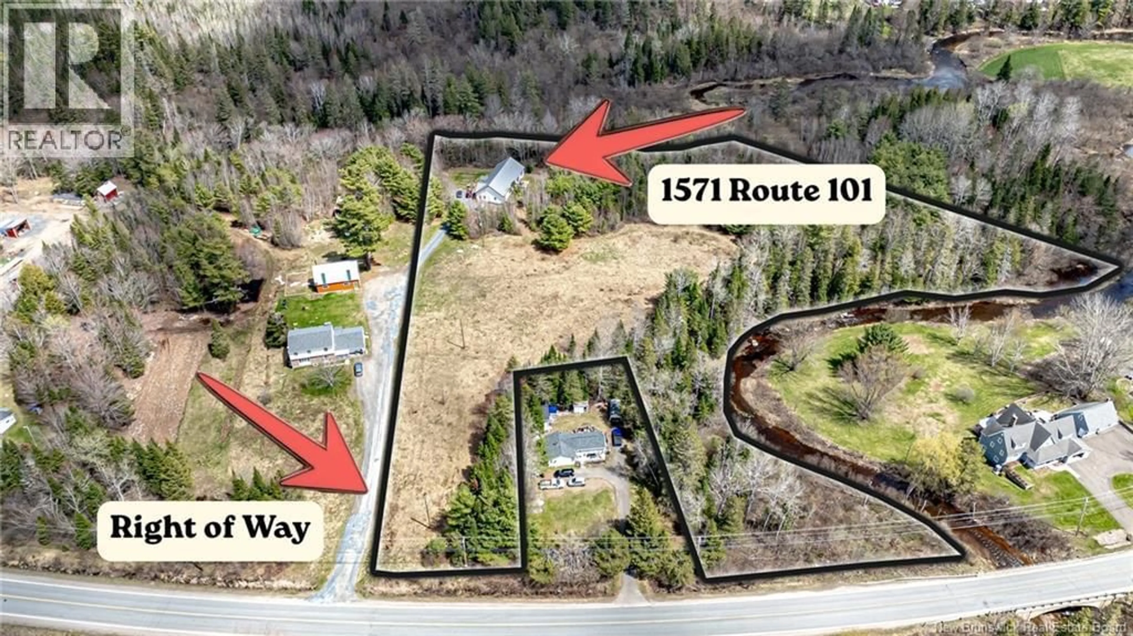 A pic from outside/outdoor area/front of a property/back of a property/a pic from drone, street for 1571 101 ROUTE ROUTE, Nasonworth New Brunswick E3C2E2