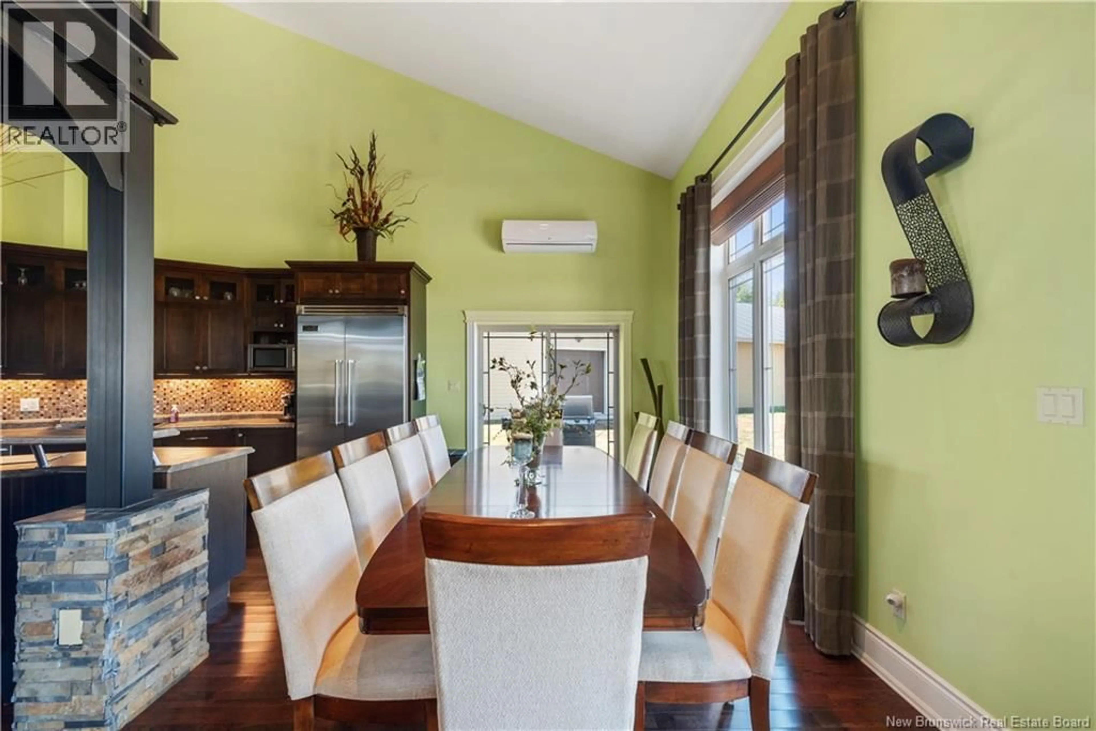 Dining room, wood/laminate floor for 2401 NB-132 ROUTE, Greater Lakeburn New Brunswick E1H4Z7