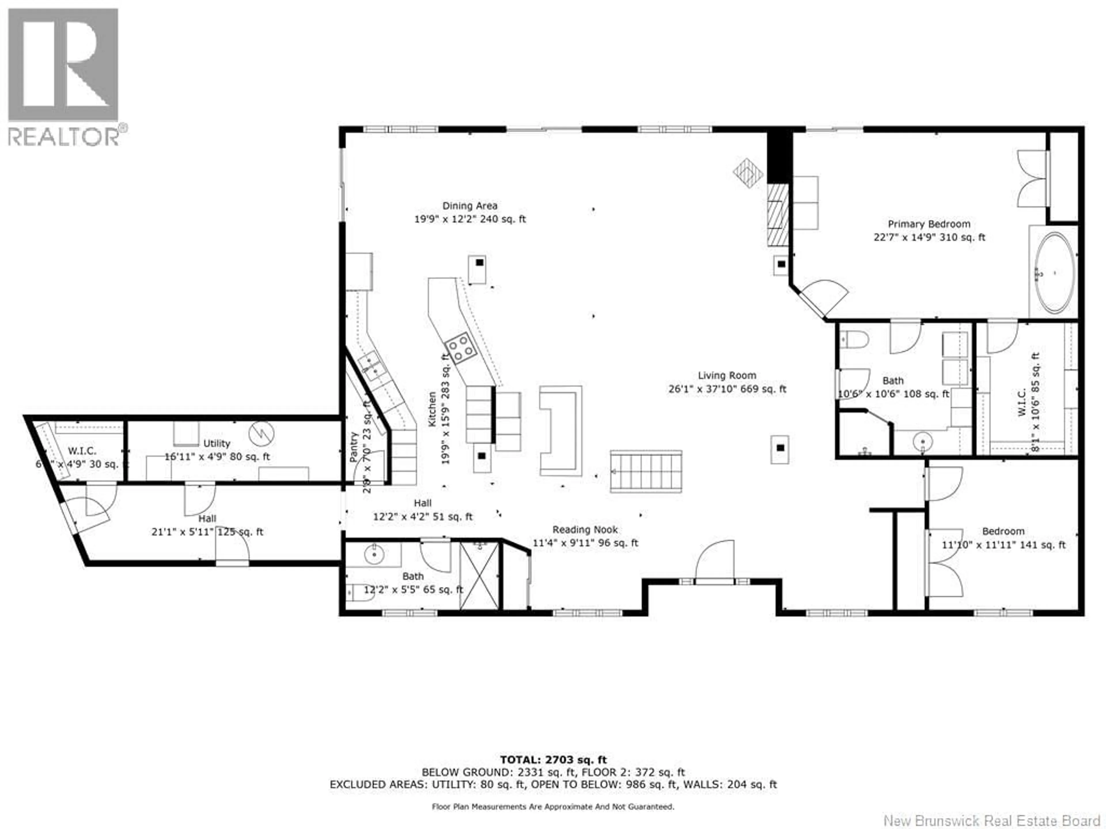 Floor plan for 2401 NB-132 ROUTE, Greater Lakeburn New Brunswick E1H4Z7