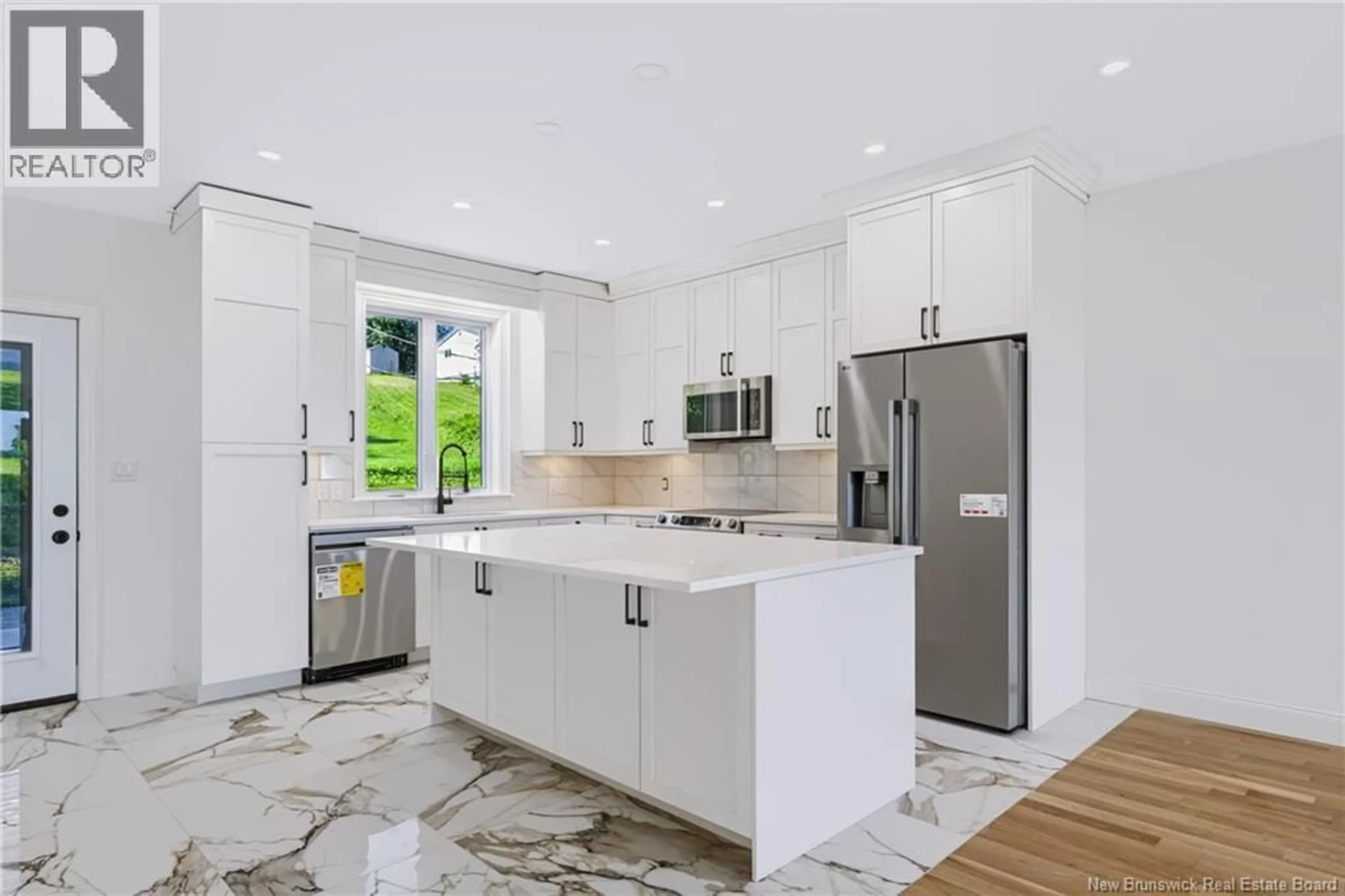 Contemporary kitchen, ceramic/tile floor for 16 MAYFLOWER STREET, Fredericton New Brunswick E3C1L5