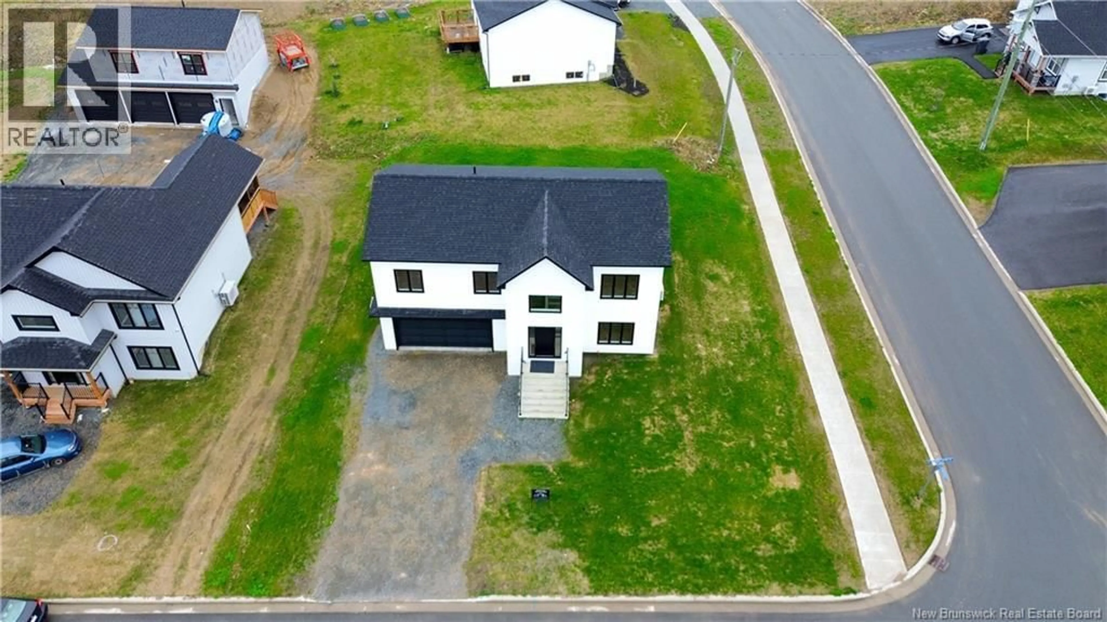 A pic from outside/outdoor area/front of a property/back of a property/a pic from drone, building for 141 REGIMENT CREEK AVENUE, Fredericton New Brunswick E3G0G3