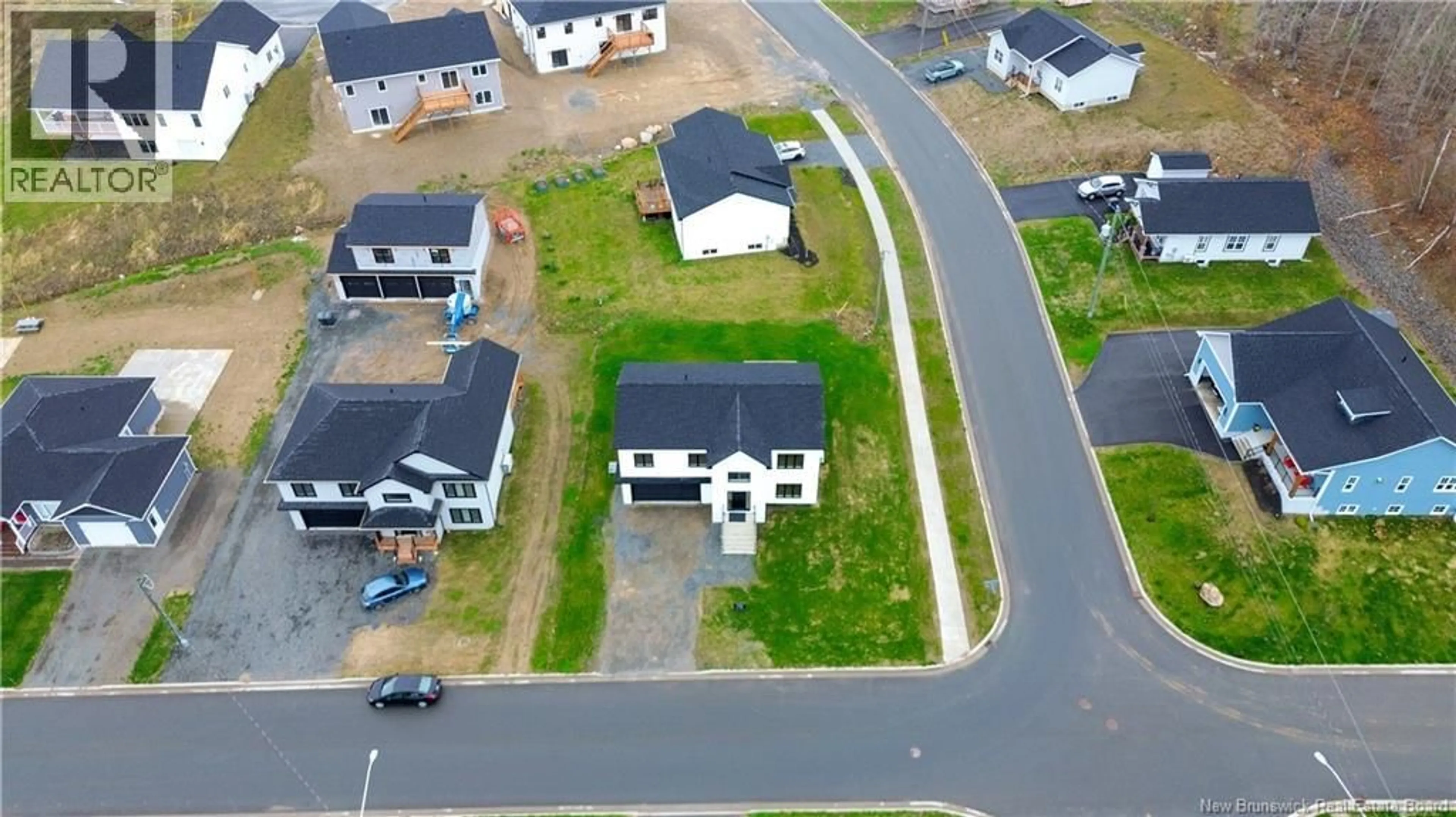 A pic from outside/outdoor area/front of a property/back of a property/a pic from drone, street for 141 REGIMENT CREEK AVENUE, Fredericton New Brunswick E3G0G3