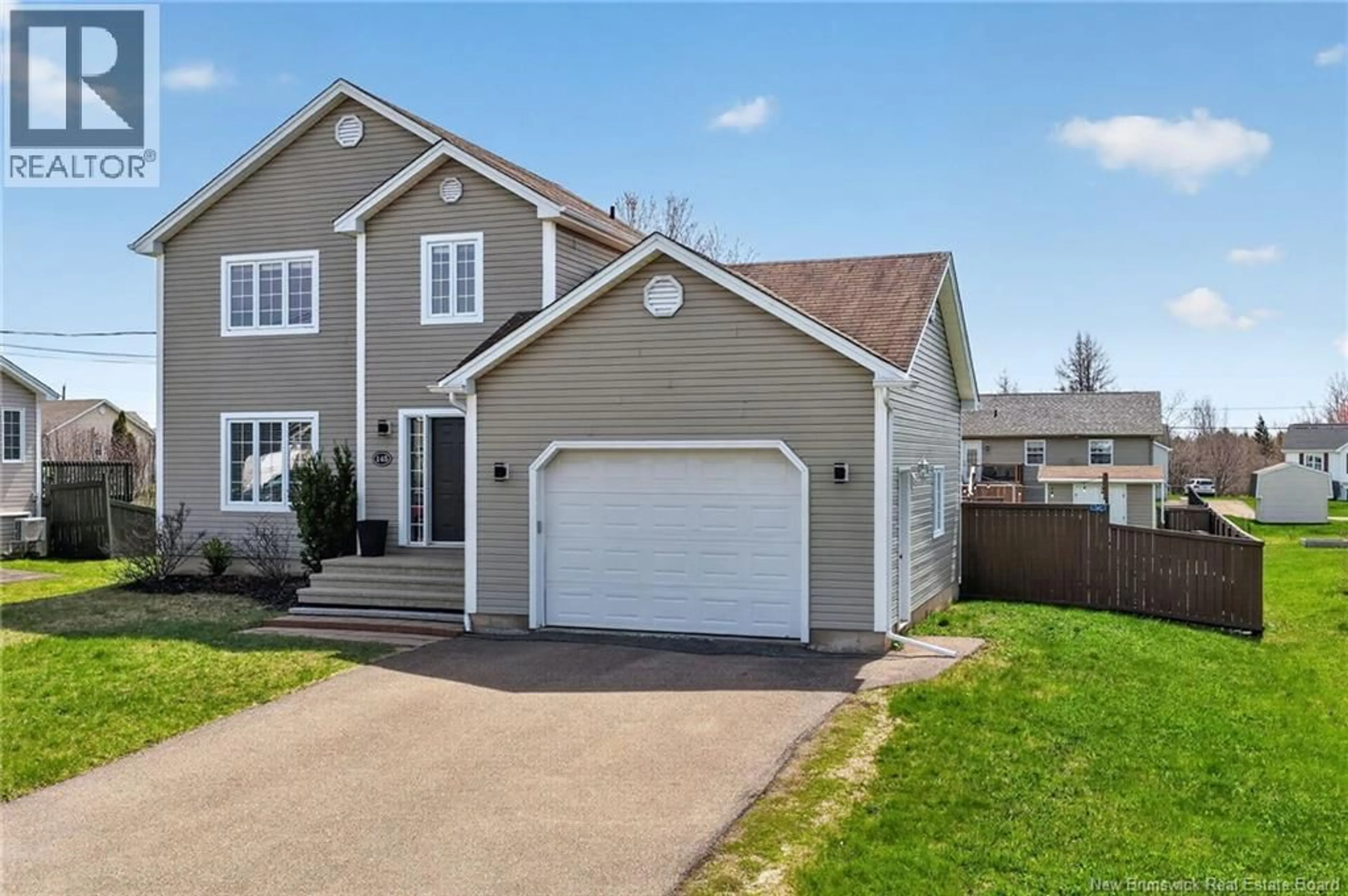 Home with vinyl exterior material, street for 145 CYRIL STREET, Dieppe New Brunswick E1A8R7