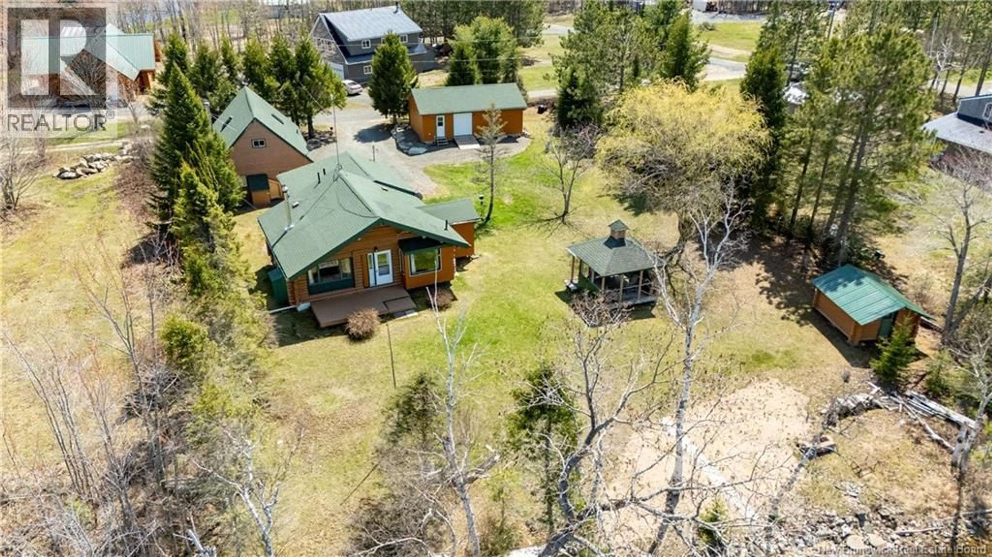 A pic from outside/outdoor area/front of a property/back of a property/a pic from drone, unknown for 93 HAZEN LANE, Lake George New Brunswick E6K2N9