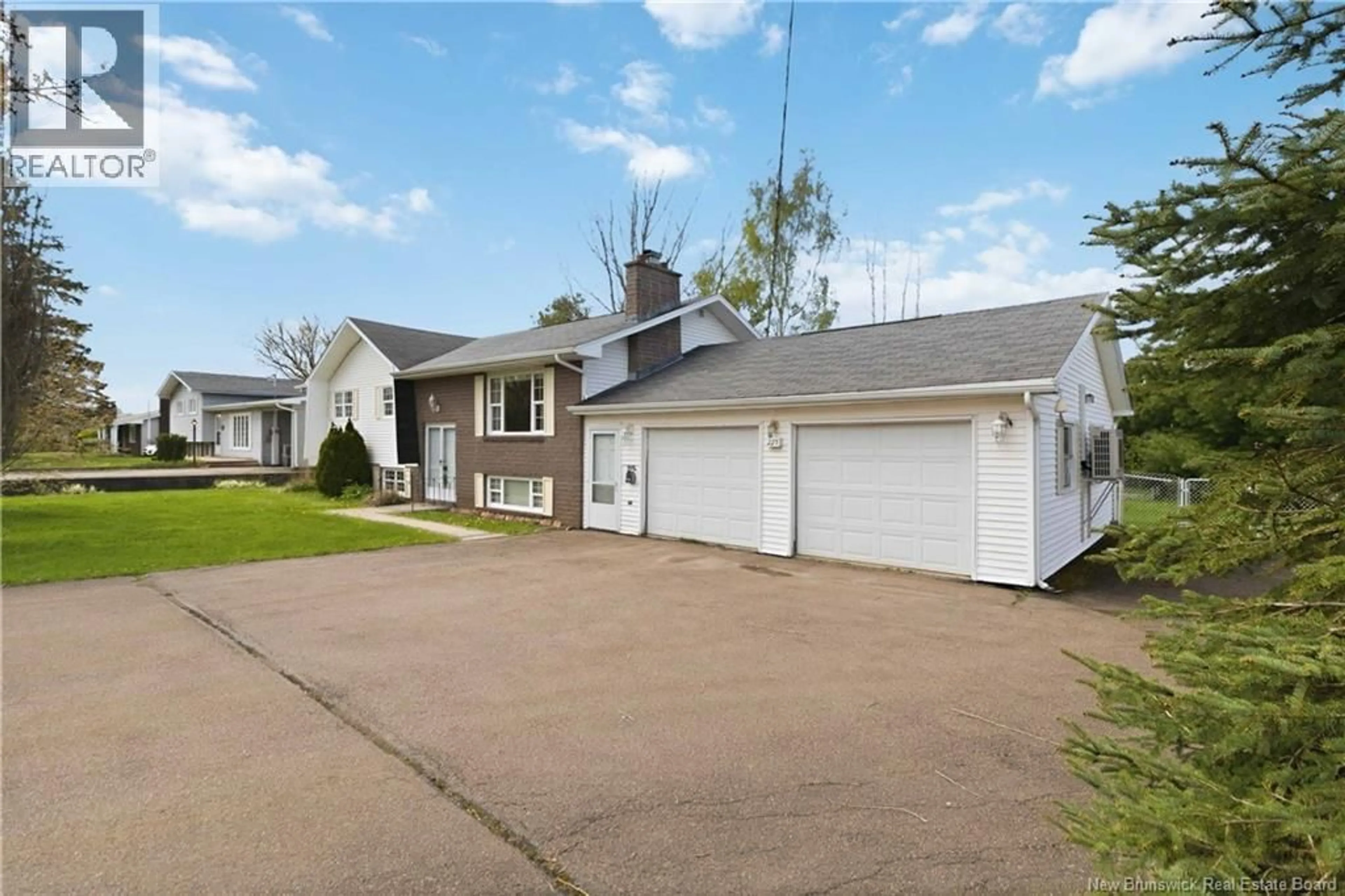 Home with vinyl exterior material, street for 227 CHARTERSVILLE ROAD, Dieppe New Brunswick E1A1K3