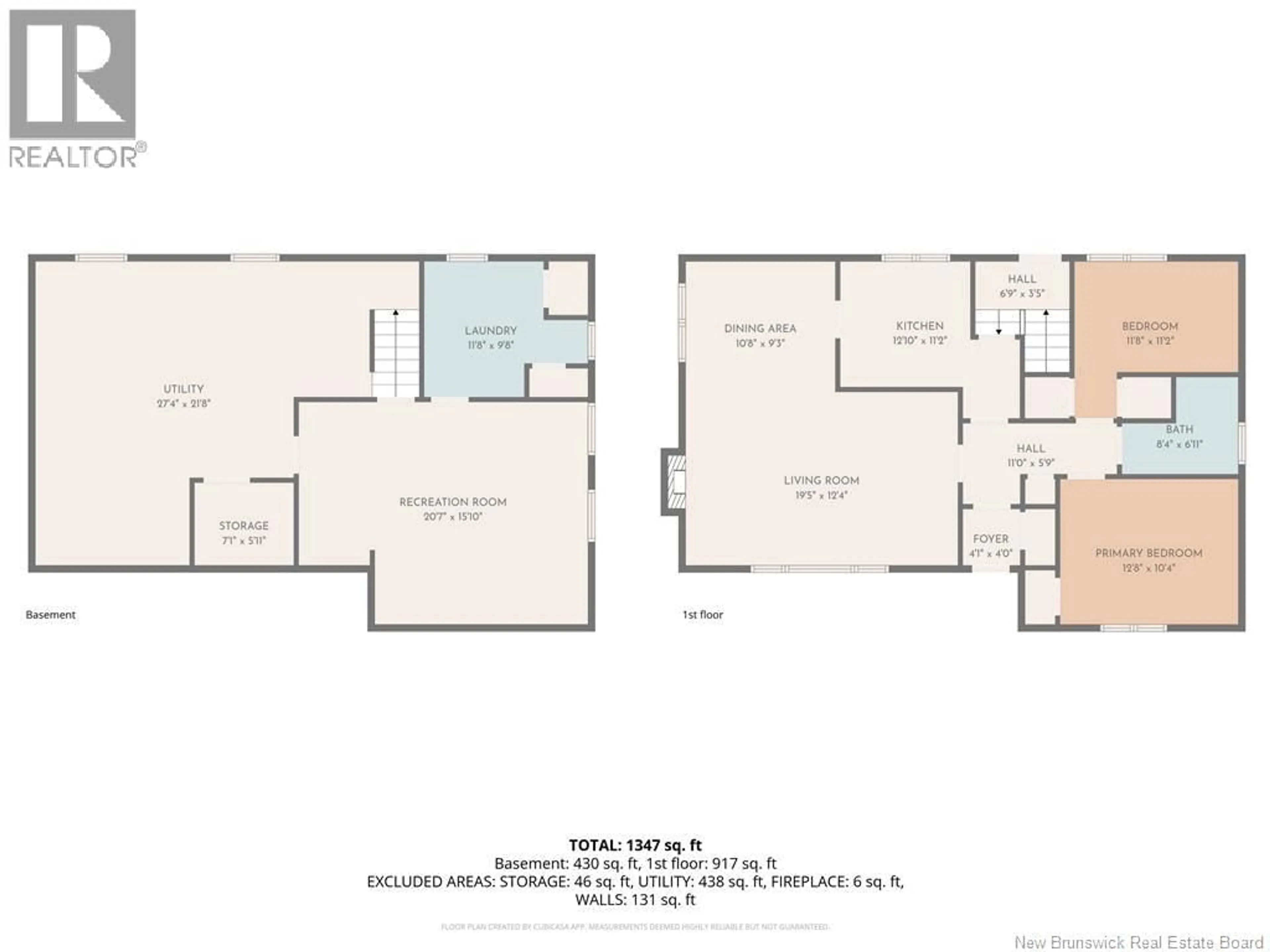 Floor plan for 14 SILVER CRESCENT, Saint John New Brunswick E2J3G3