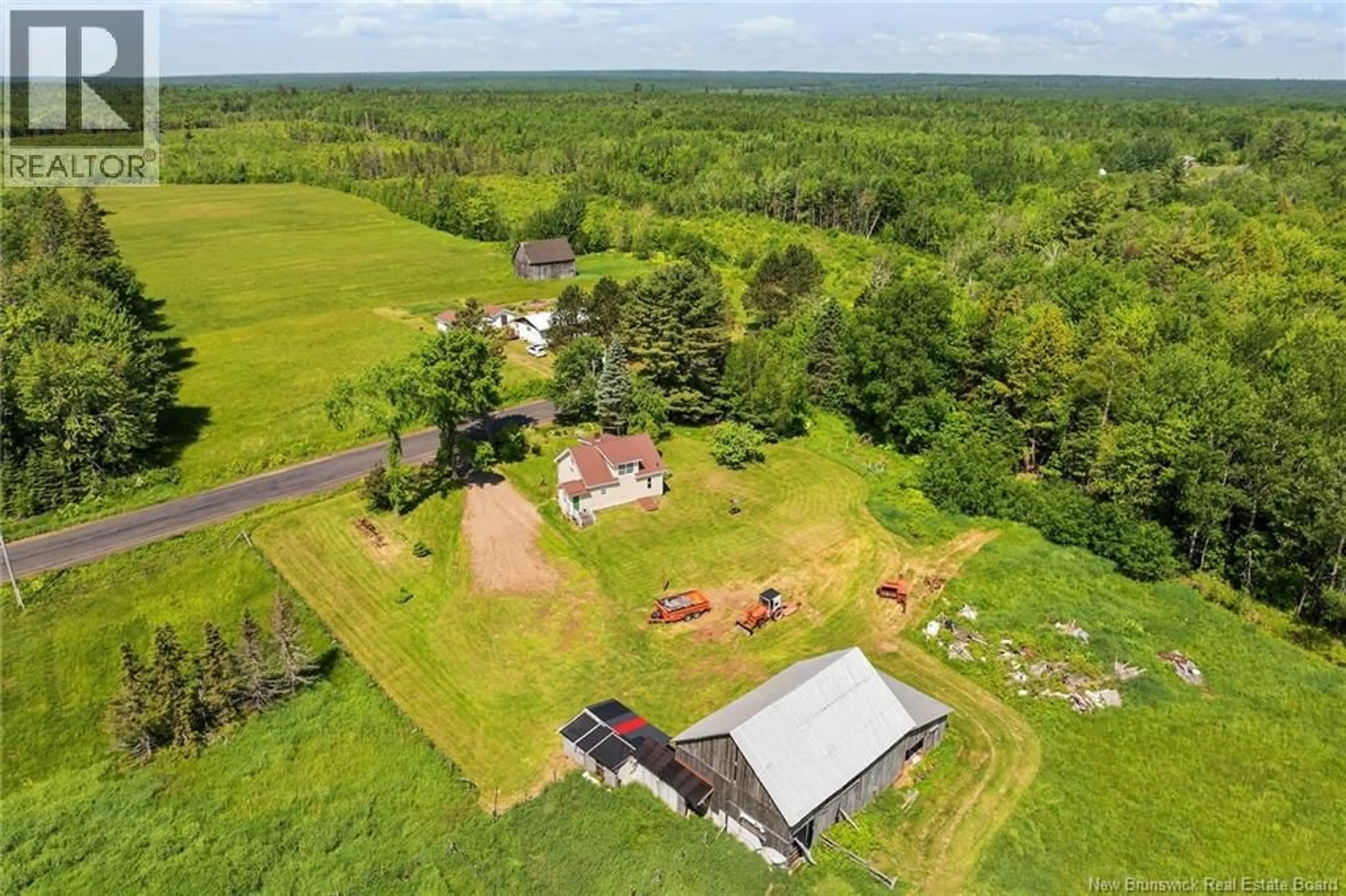 A pic from outside/outdoor area/front of a property/back of a property/a pic from drone, unknown for 240 BRIGGS CORNER ROAD, Briggs Corner New Brunswick E4A1X3