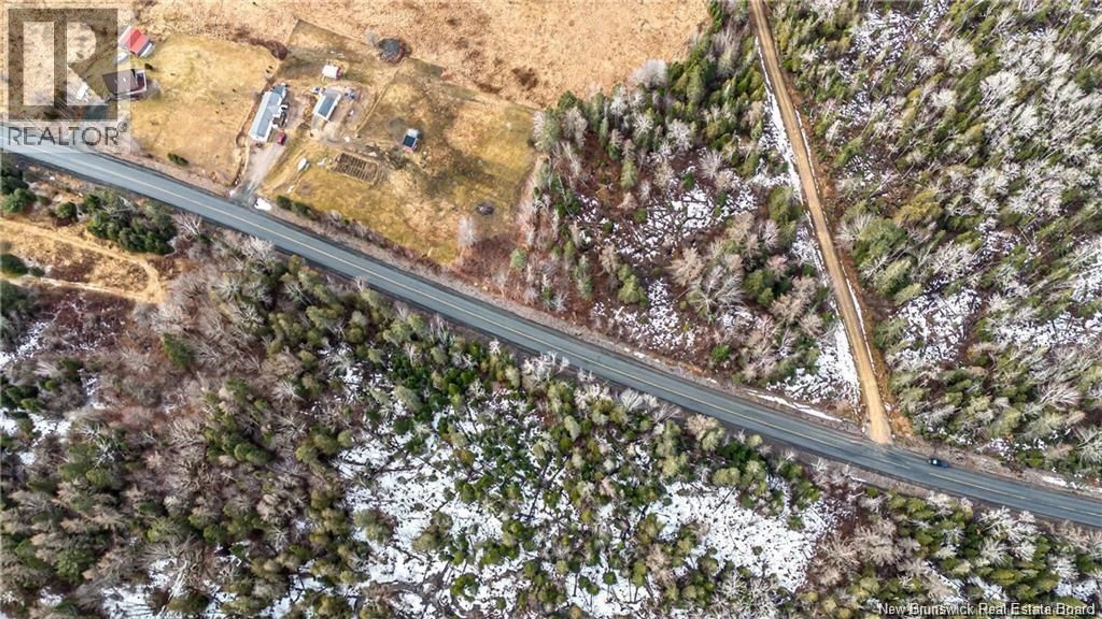 A pic from outside/outdoor area/front of a property/back of a property/a pic from drone, forest/trees view for Lot 1 ROUTE 616, Keswick Ridge New Brunswick E6L1T3