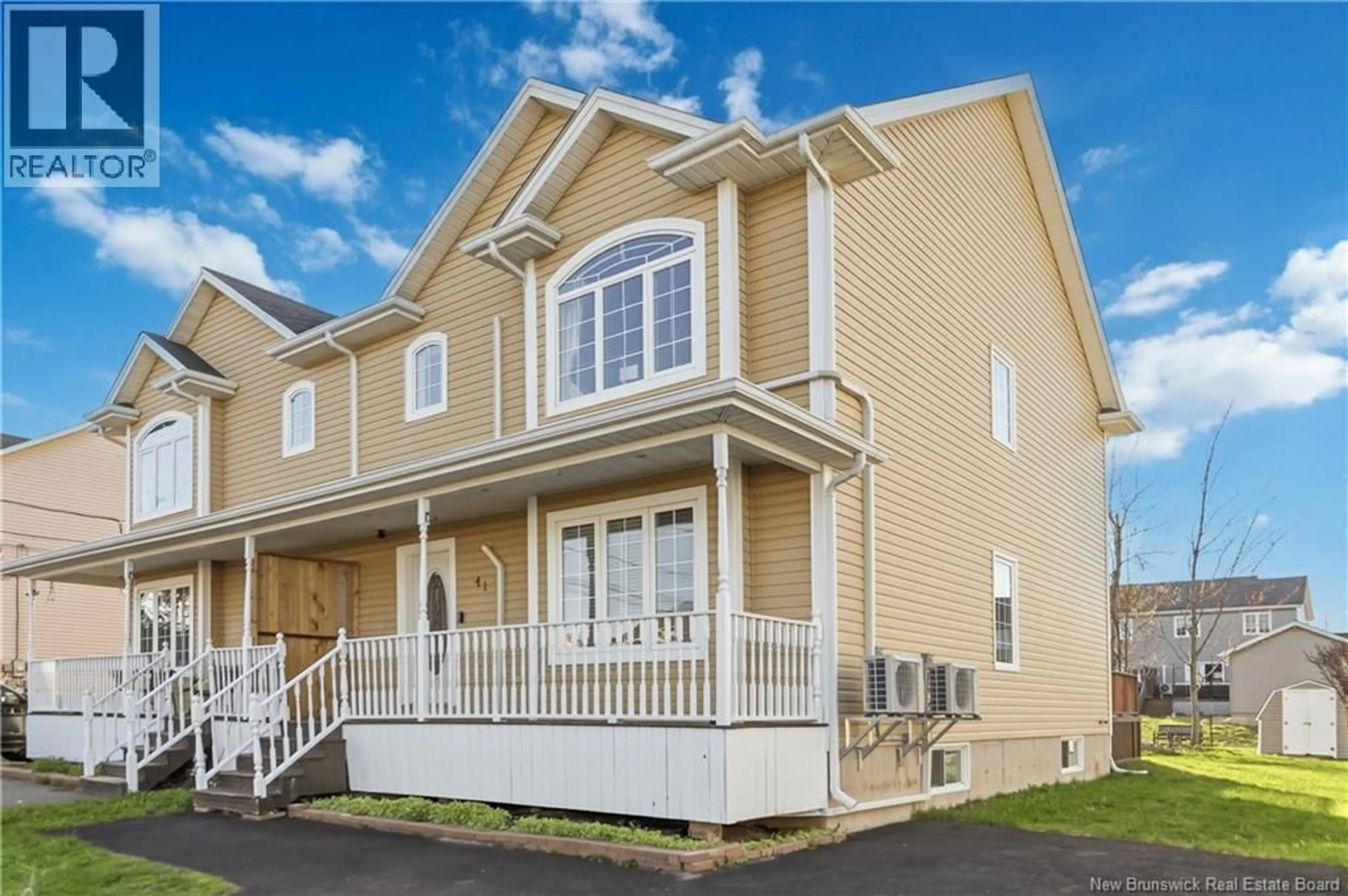 Home with vinyl exterior material, street for 41 CANDICE LANE, Moncton New Brunswick E1G0A6